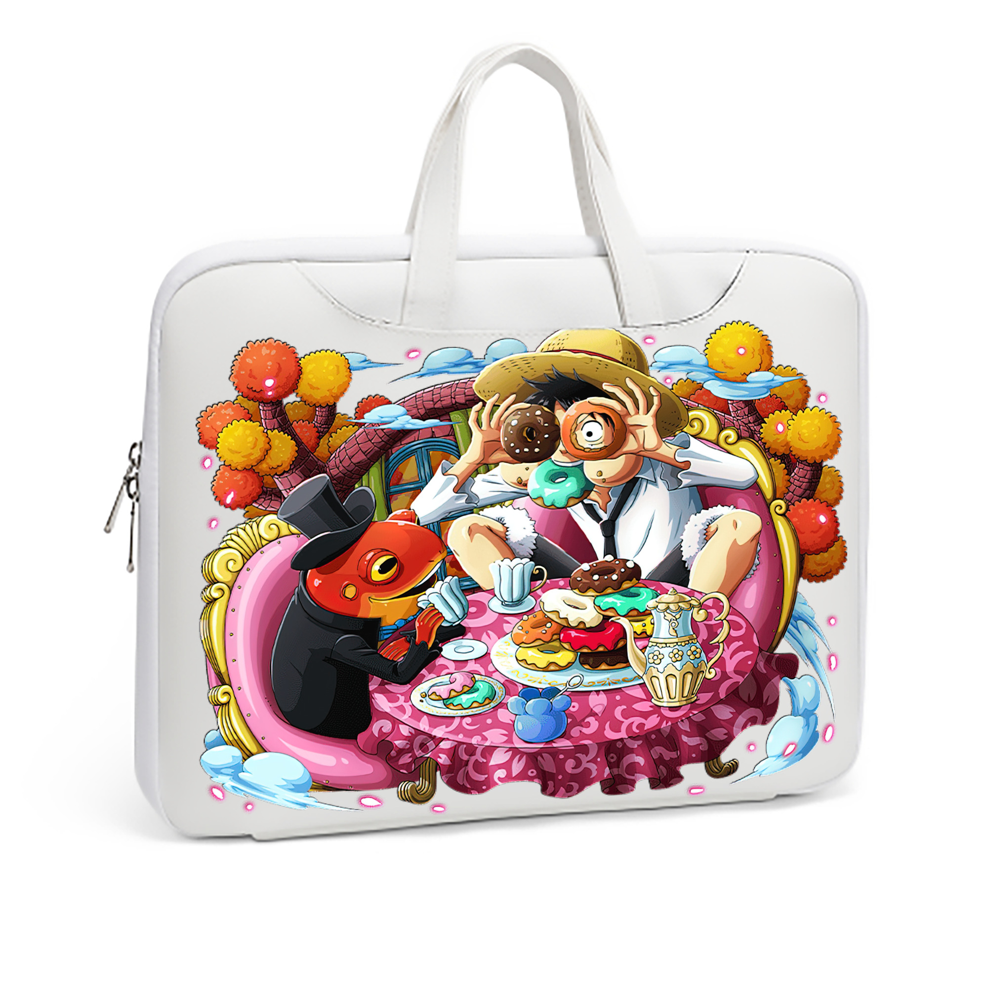 ワンピース モンキー・D・ルフィ ONE PIECE Monkey D. Luffy レザーラップトップバッグ　ノートパソコンケース
