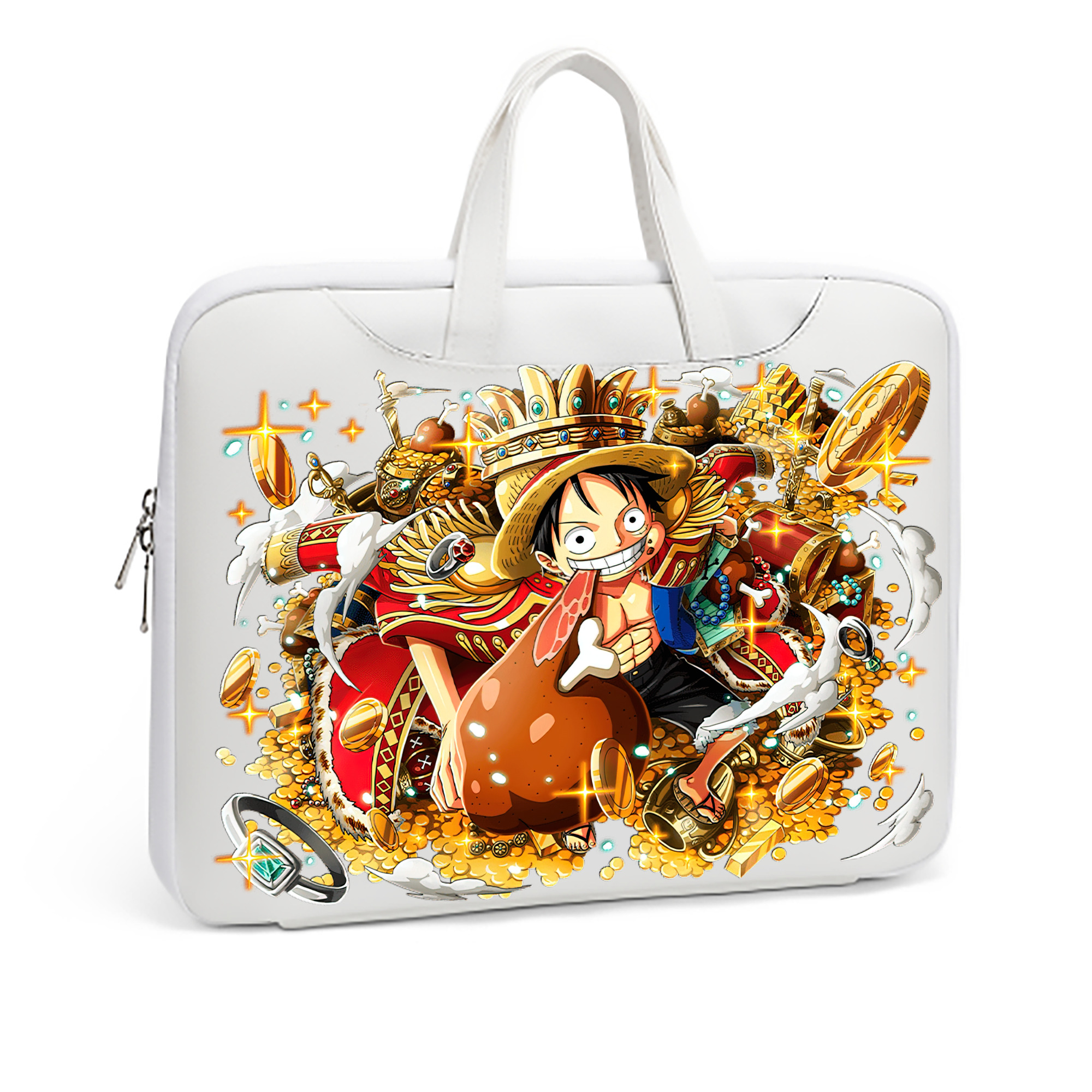 ワンピース モンキー・D・ルフィ ONE PIECE Monkey D. Luffy レザーラップトップバッグ　ノートパソコンケース