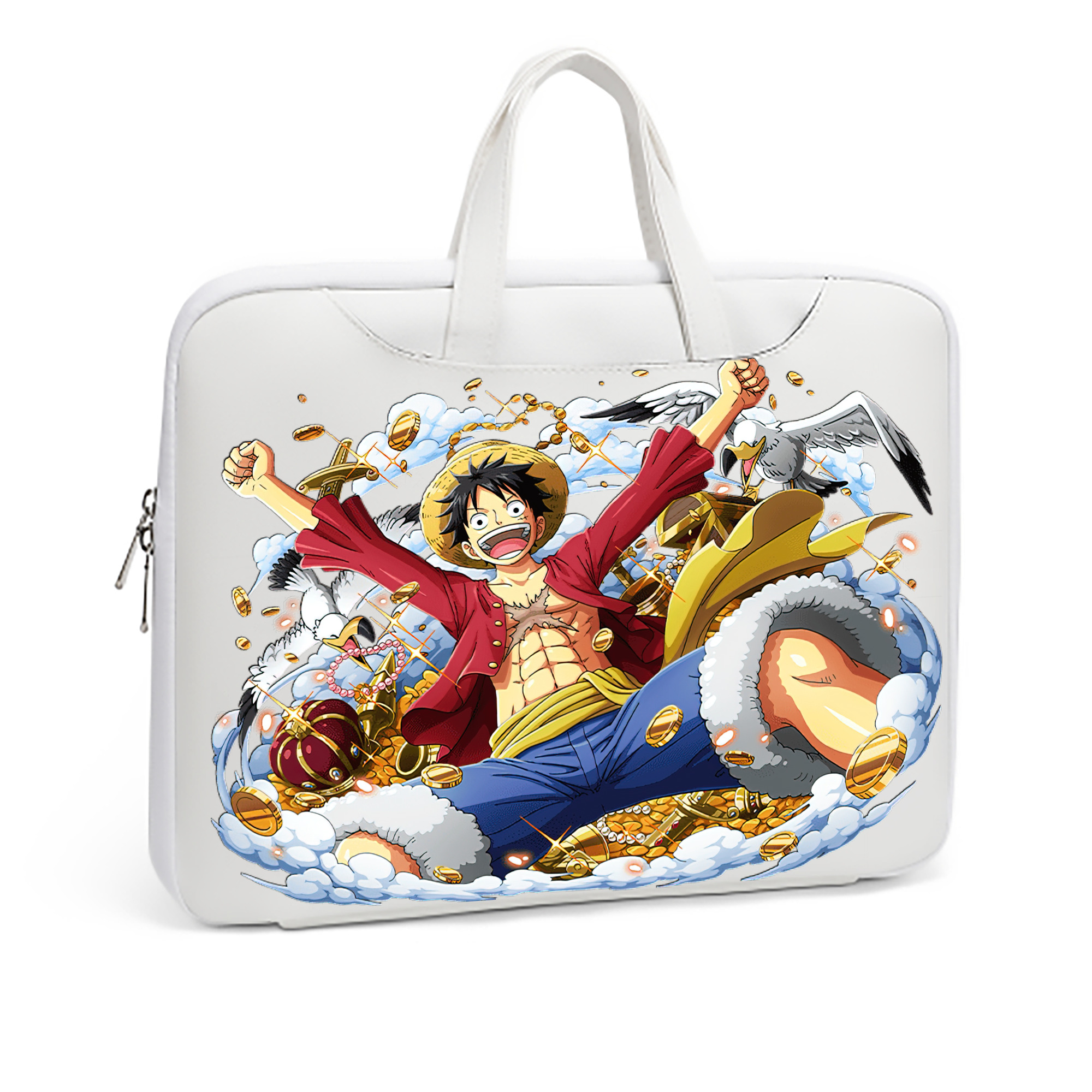 ワンピース モンキー・D・ルフィ ONE PIECE Monkey D. Luffy レザーラップトップバッグ　ノートパソコンケース