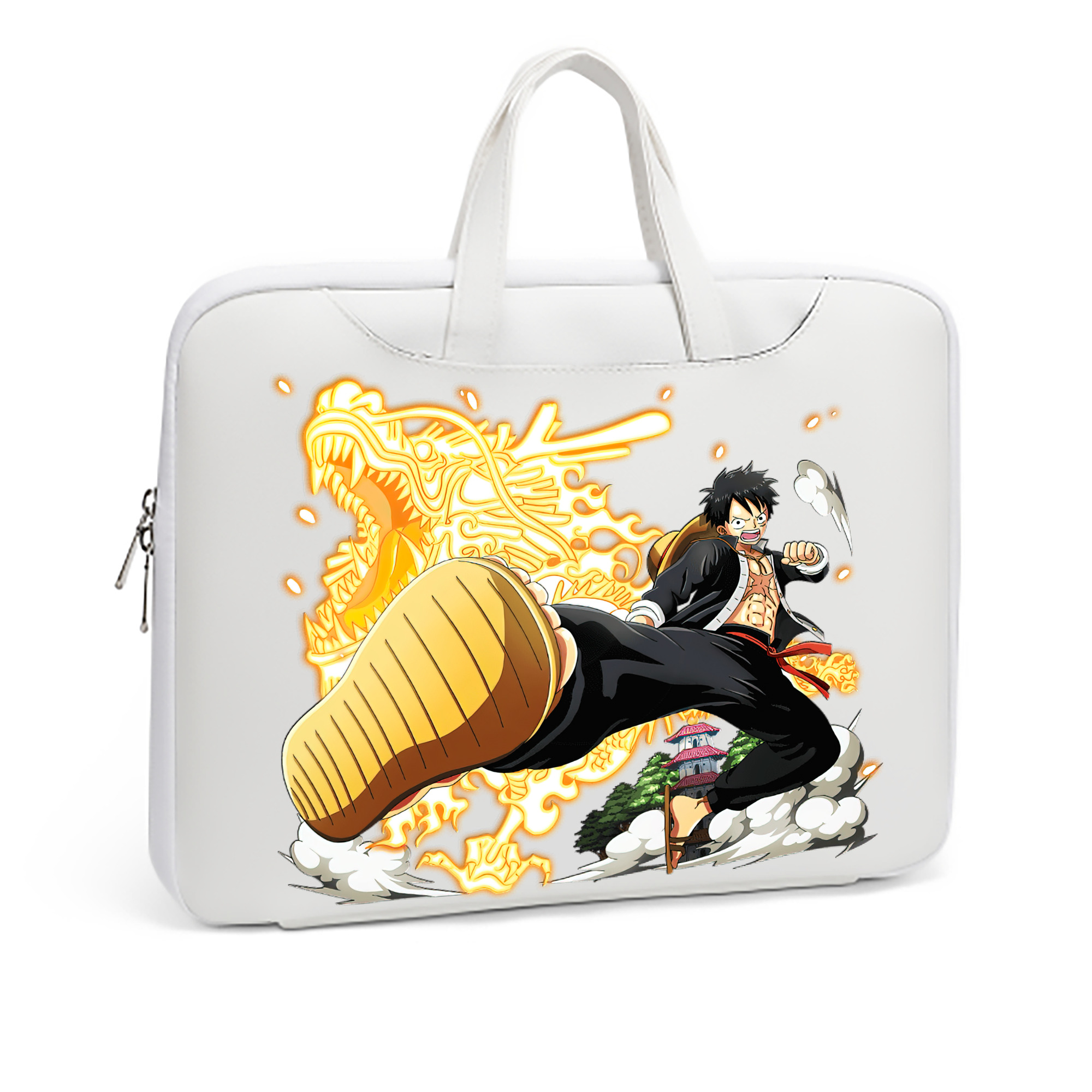 ワンピース モンキー・D・ルフィ ONE PIECE Monkey D. Luffy レザーラップトップバッグ　ノートパソコンケース