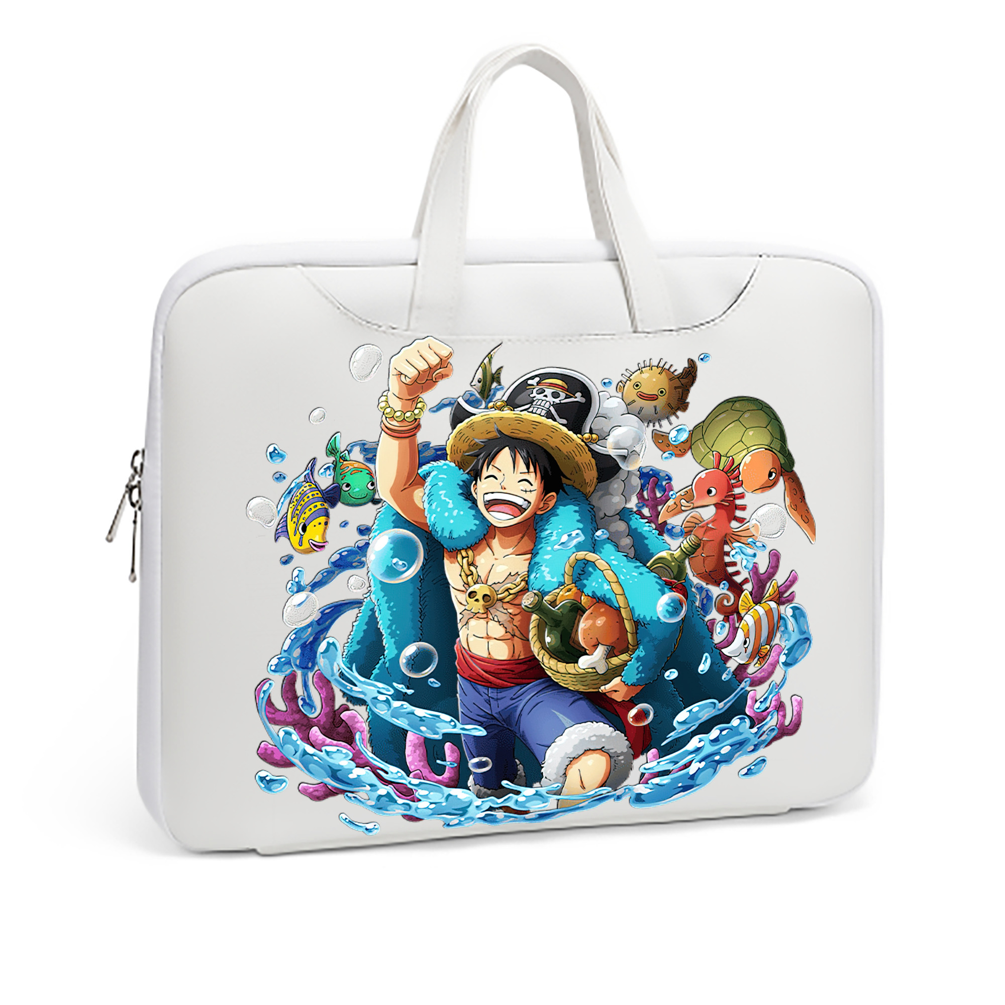 ワンピース モンキー・D・ルフィ ONE PIECE Monkey D. Luffy レザーラップトップバッグ　ノートパソコンケース
