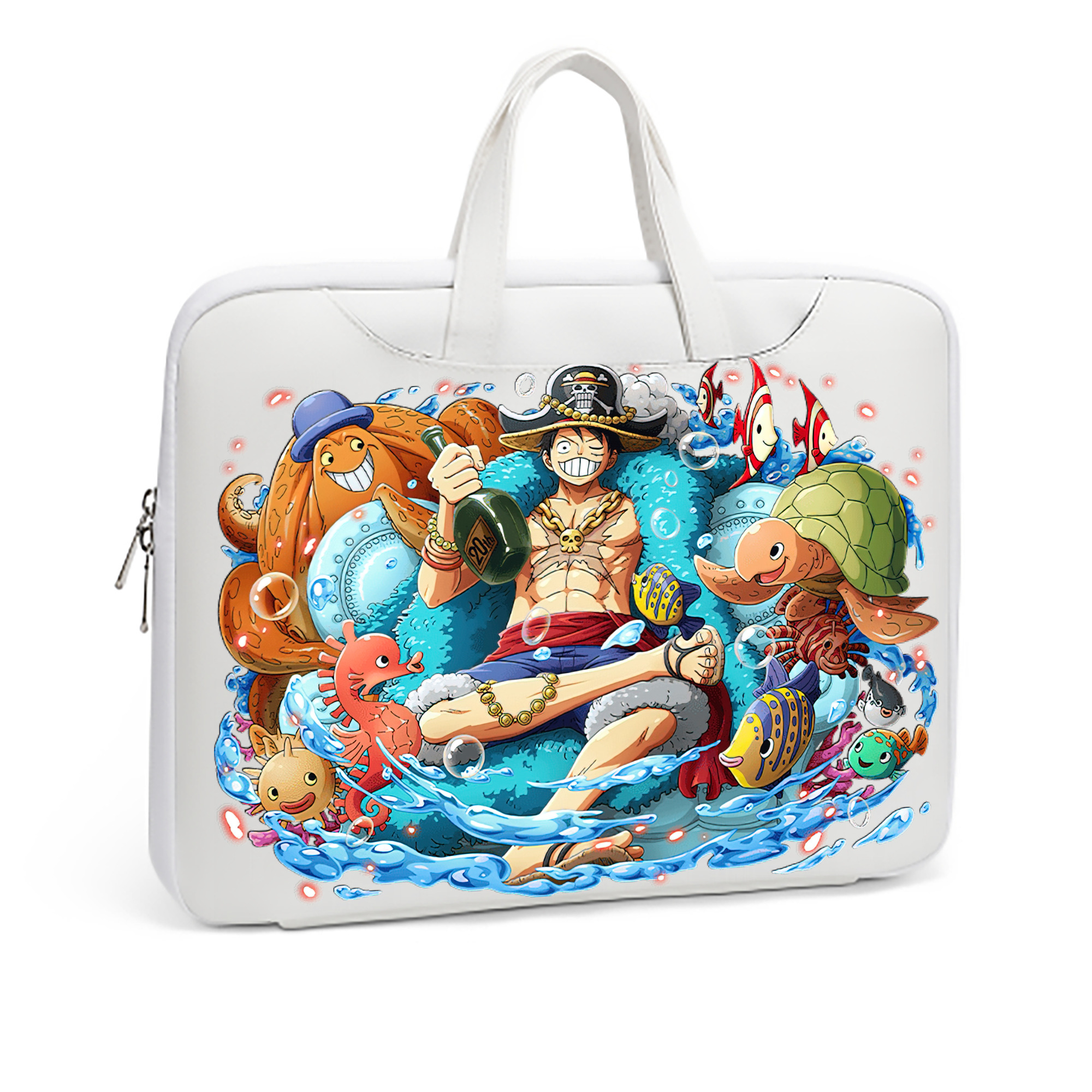 ワンピース モンキー・D・ルフィ ONE PIECE Monkey D. Luffy レザーラップトップバッグ　ノートパソコンケース