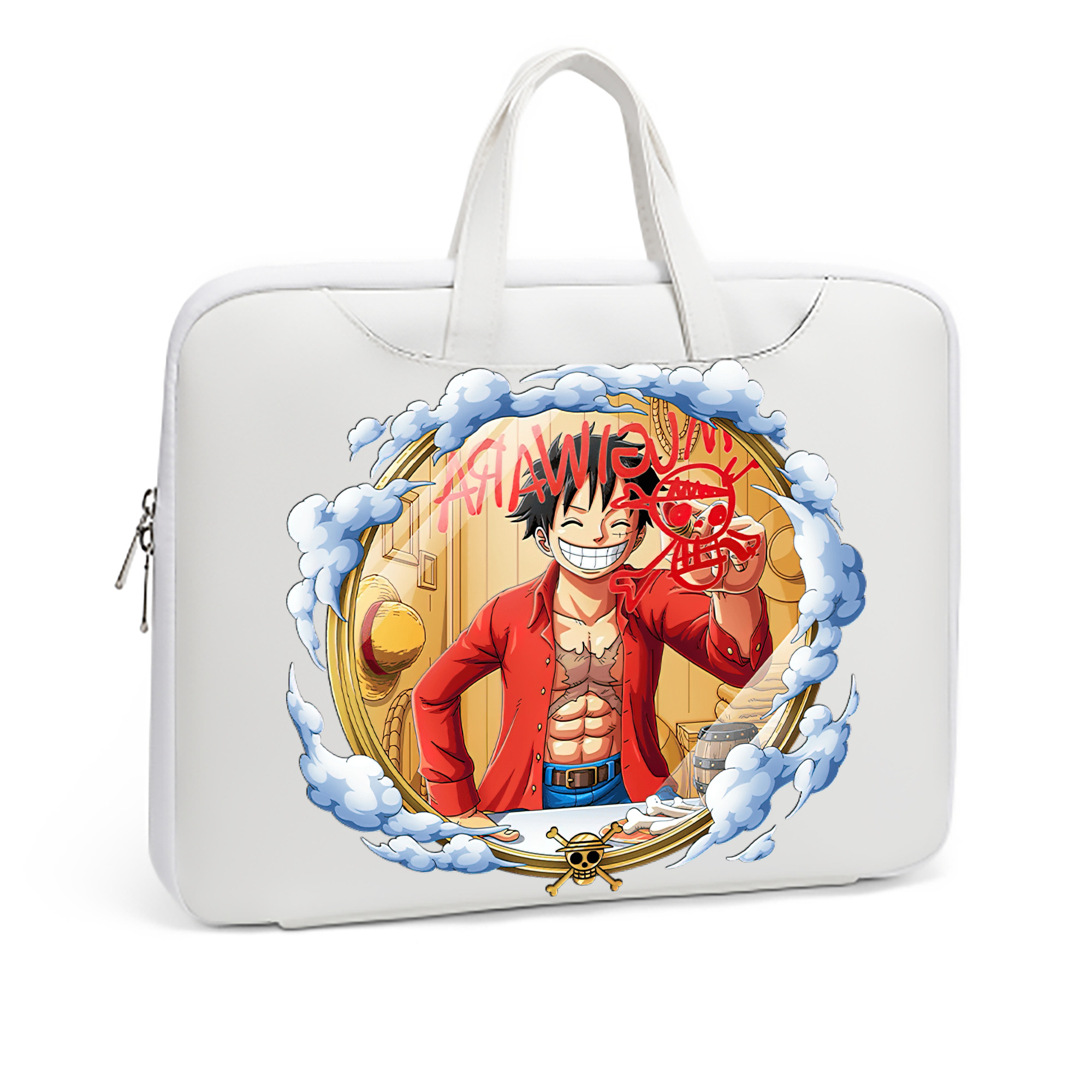 ワンピース モンキー・D・ルフィ ONE PIECE Monkey D. Luffy レザーラップトップバッグ　ノートパソコンケース
