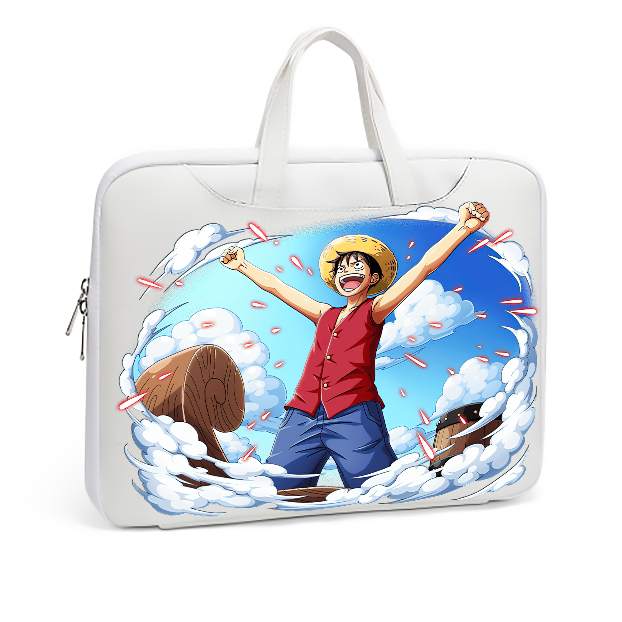 ワンピース モンキー・D・ルフィ ONE PIECE Monkey D. Luffy レザーラップトップバッグ　ノートパソコンケース