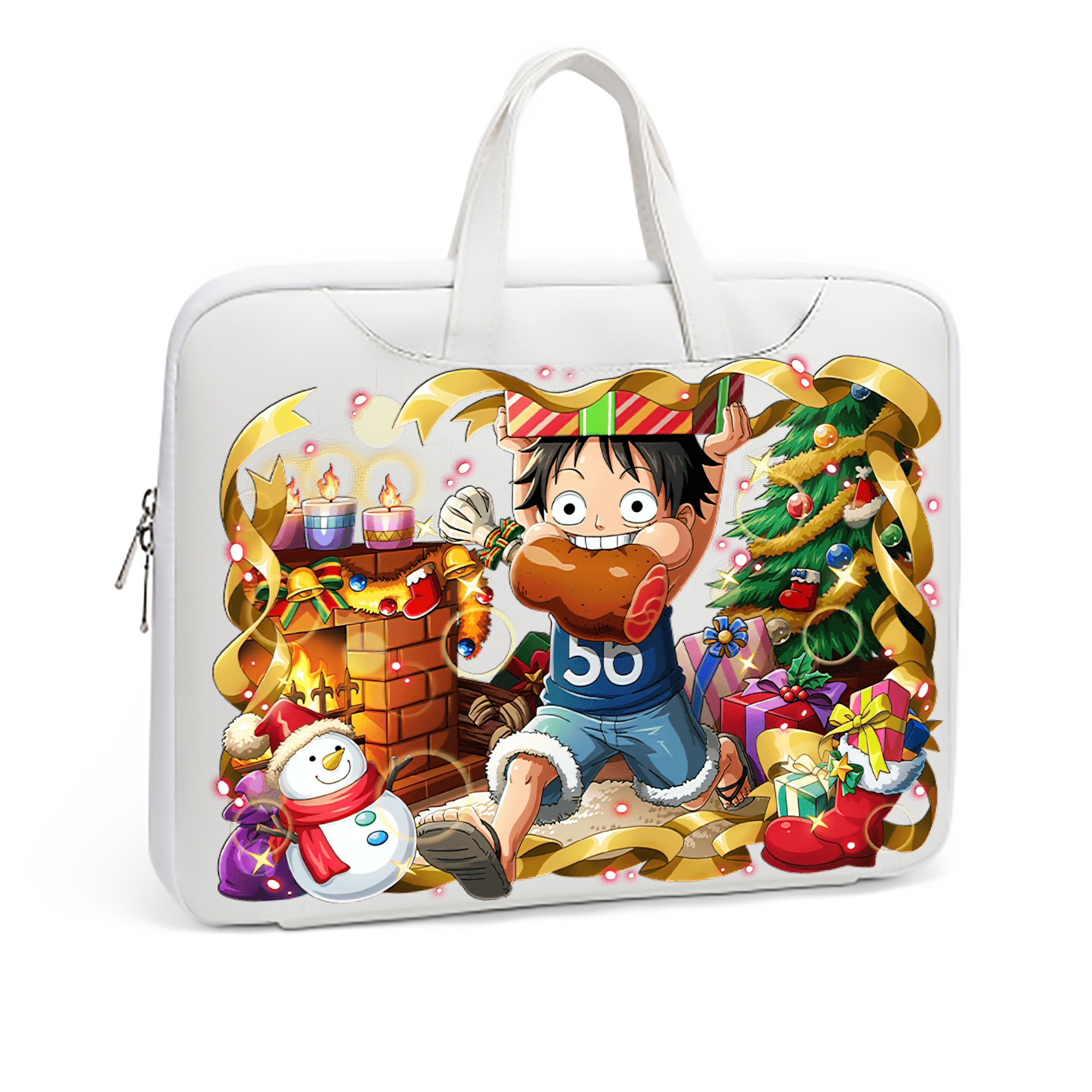 ワンピース モンキー・D・ルフィ ONE PIECE Monkey D. Luffy レザーラップトップバッグ　ノートパソコンケース