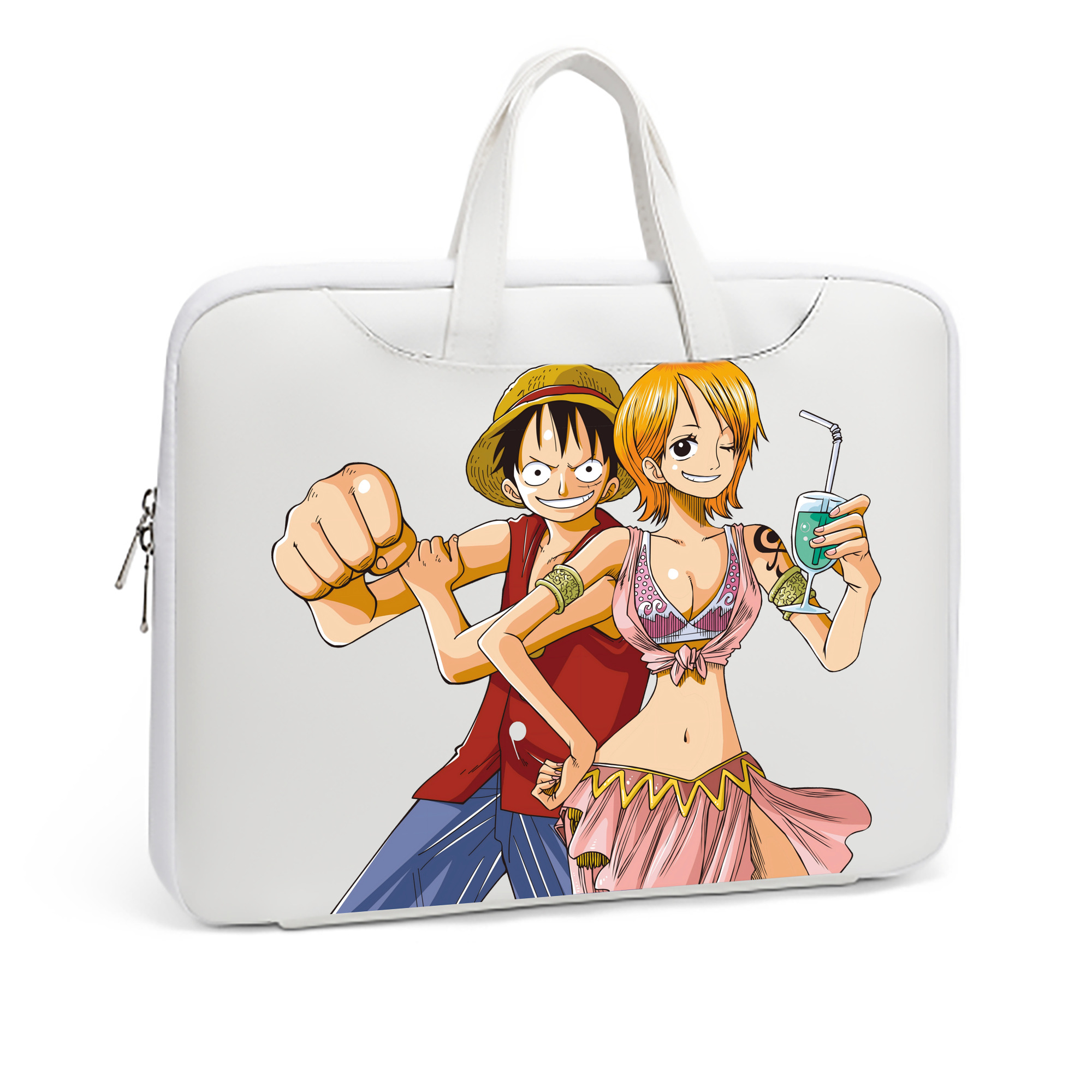 ワンピース モンキー・D・ルフィ ONE PIECE Monkey D. Luffy レザーラップトップバッグ　ノートパソコンケース