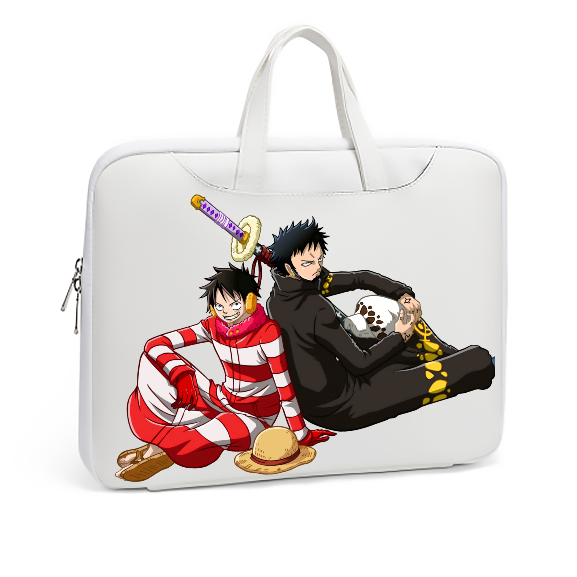 ワンピース モンキー・D・ルフィ ONE PIECE Monkey D. Luffy レザーラップトップバッグ　ノートパソコンケース
