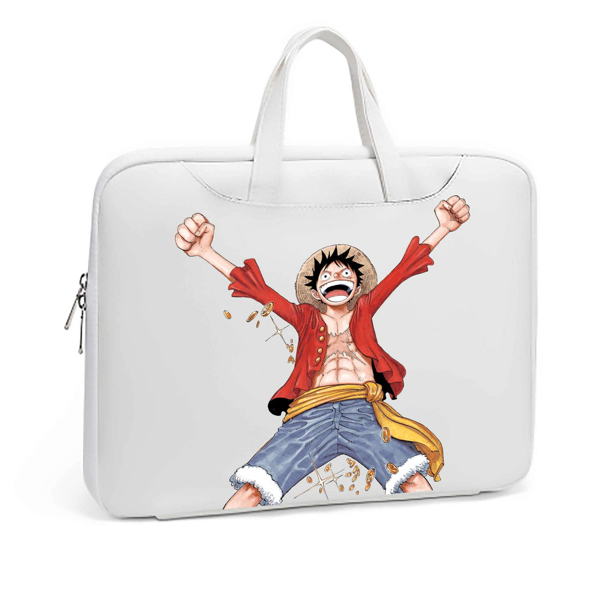 ワンピース モンキー・D・ルフィ ONE PIECE Monkey D. Luffy レザーラップトップバッグ　ノートパソコンケース