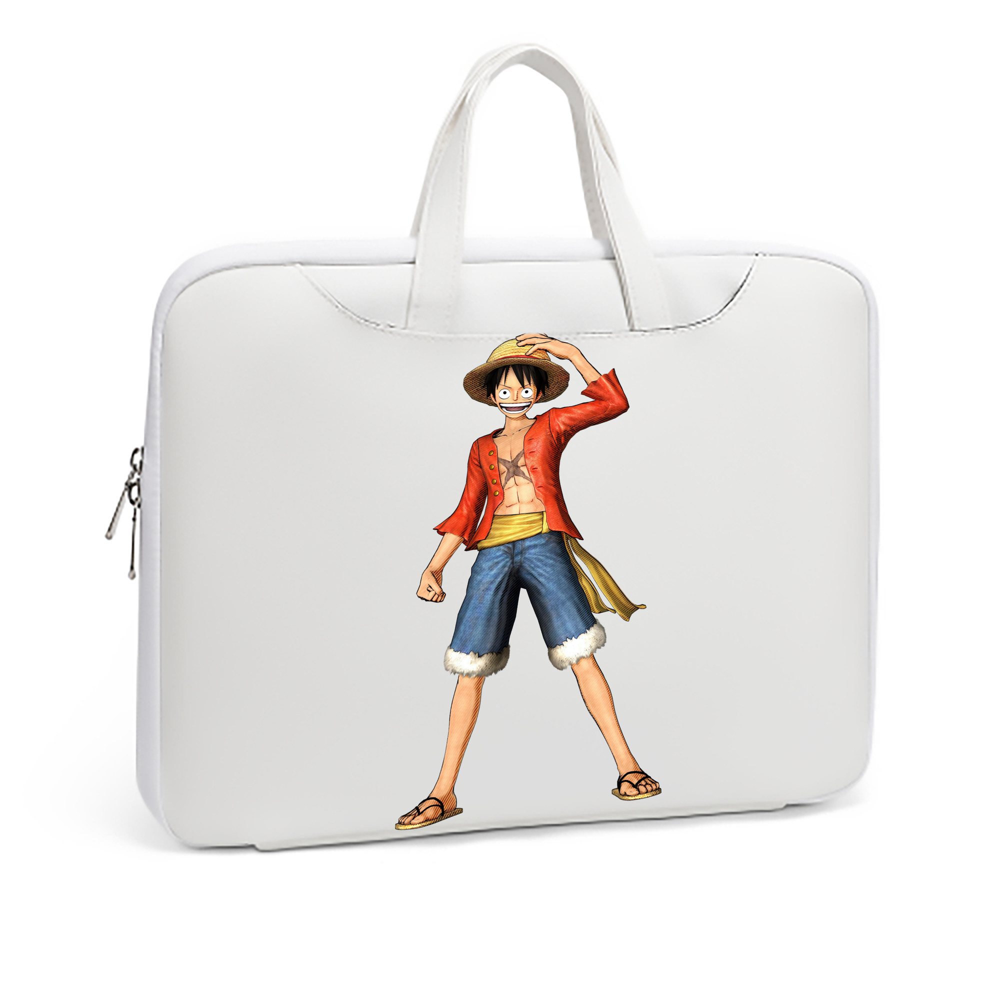 ワンピース モンキー・D・ルフィ ONE PIECE Monkey D. Luffy レザーラップトップバッグ　ノートパソコンケース