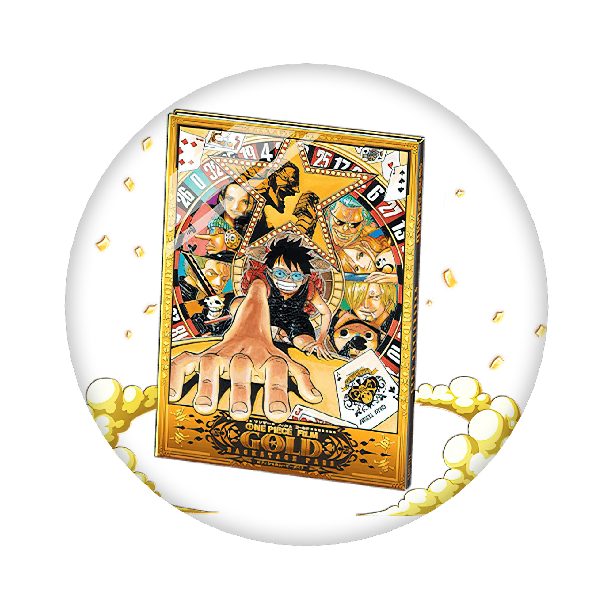 （画像用） ワンピース モンキー・D・ルフィ ONE PIECE Monkey D. Luffy 6cm 缶バッジ 複数セット