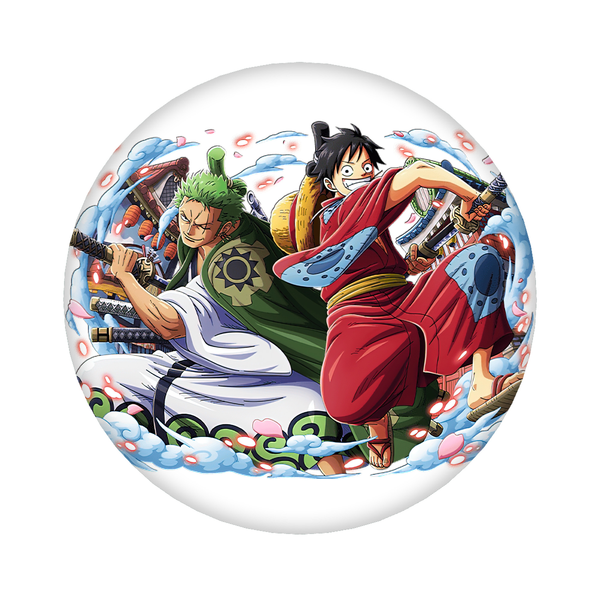 （画像用） ワンピース モンキー・D・ルフィ ONE PIECE Monkey D. Luffy 6cm 缶バッジ 複数セット