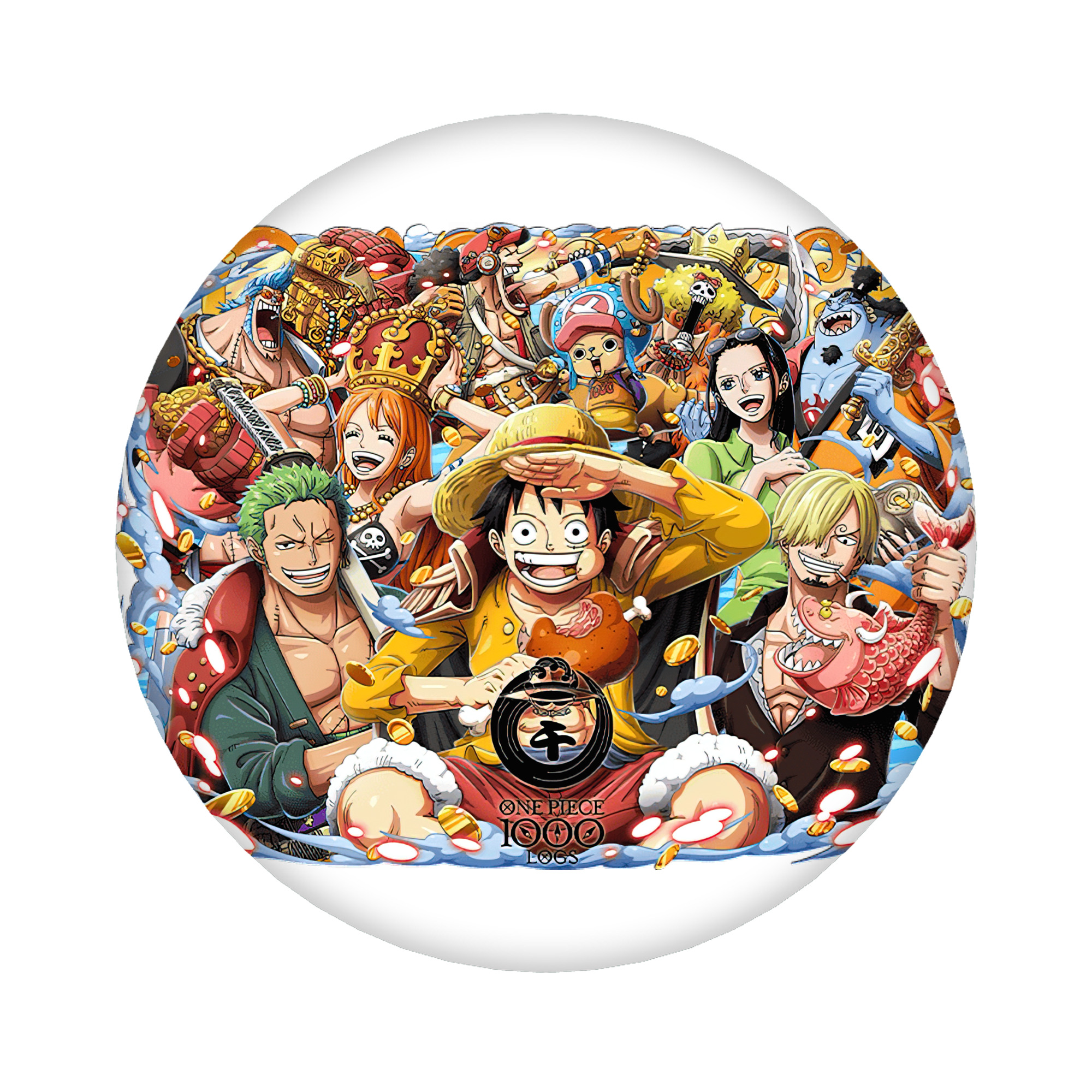 （画像用） ワンピース モンキー・D・ルフィ ONE PIECE Monkey D. Luffy 6cm 缶バッジ 複数セット