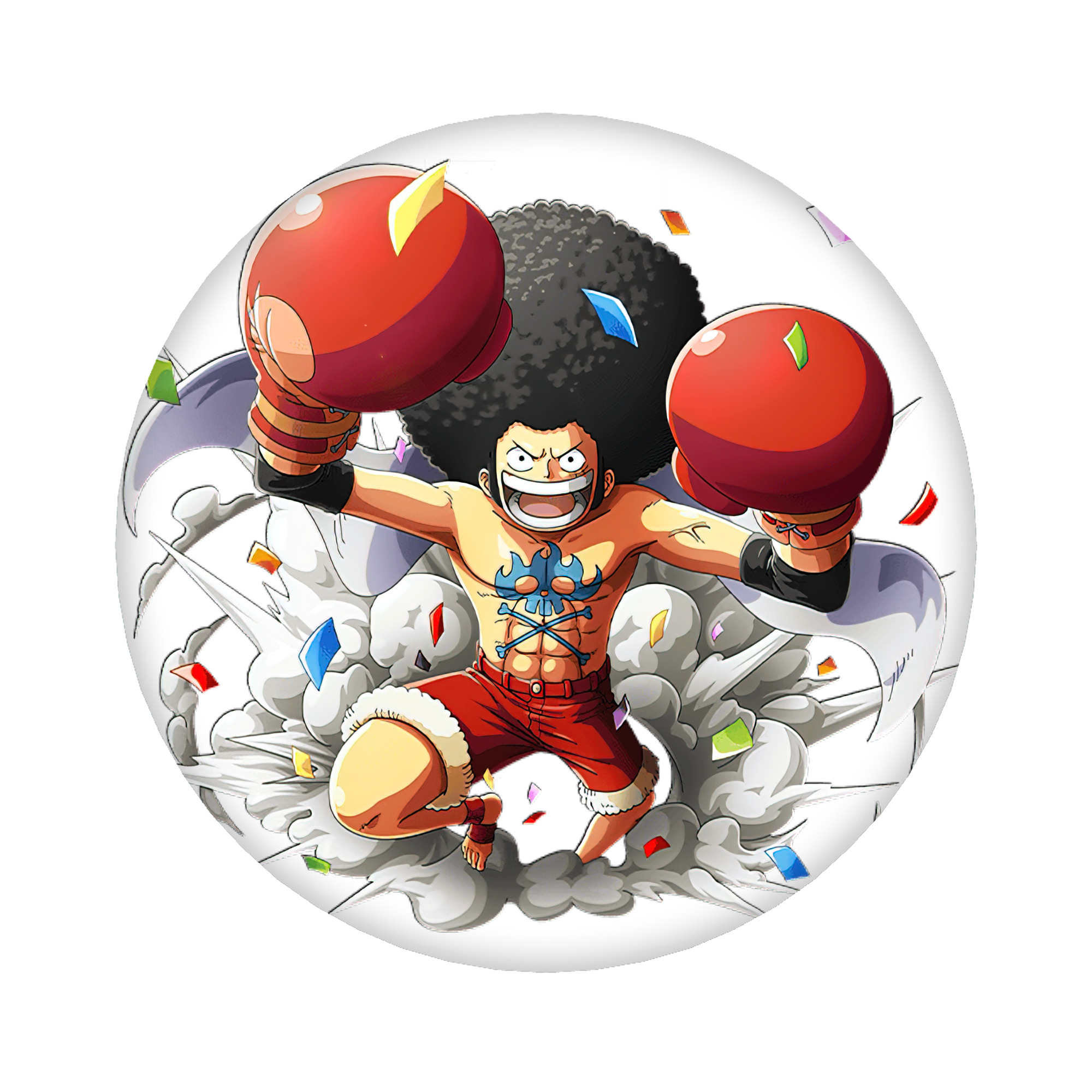（画像用） ワンピース モンキー・D・ルフィ ONE PIECE Monkey D. Luffy 6cm 缶バッジ 複数セット