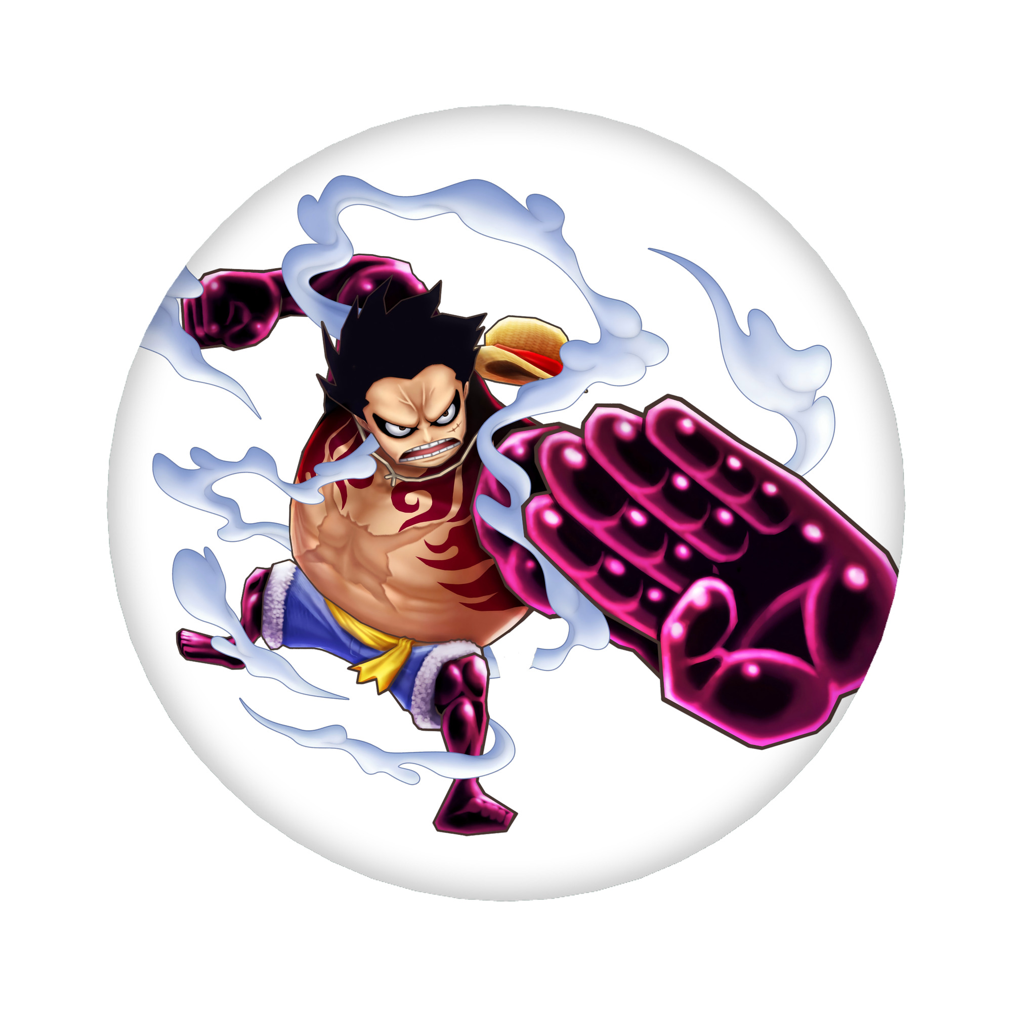 （画像用） ワンピース モンキー・D・ルフィ ONE PIECE Monkey D. Luffy 6cm 缶バッジ 複数セット