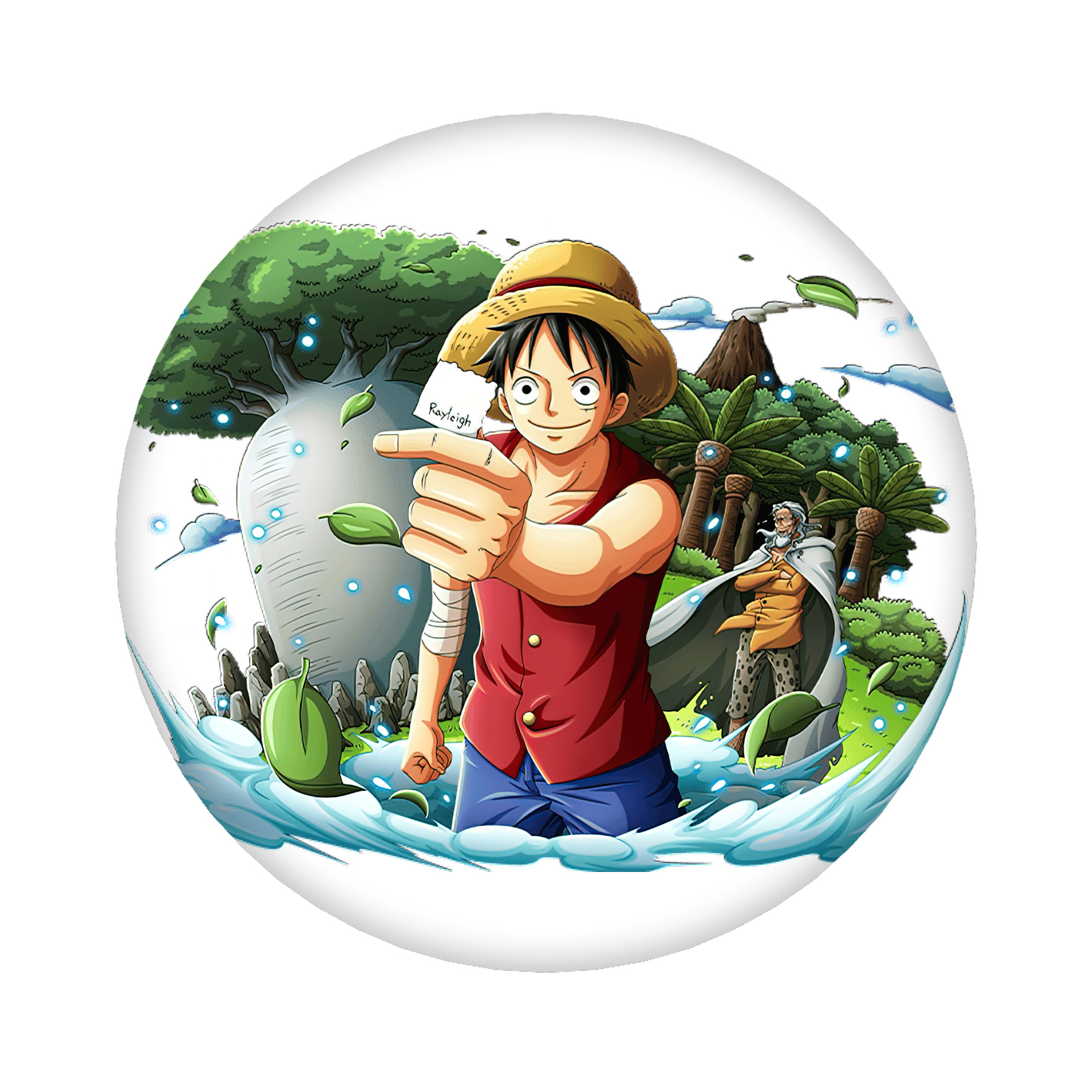 （画像用） ワンピース モンキー・D・ルフィ ONE PIECE Monkey D. Luffy 6cm 缶バッジ 複数セット