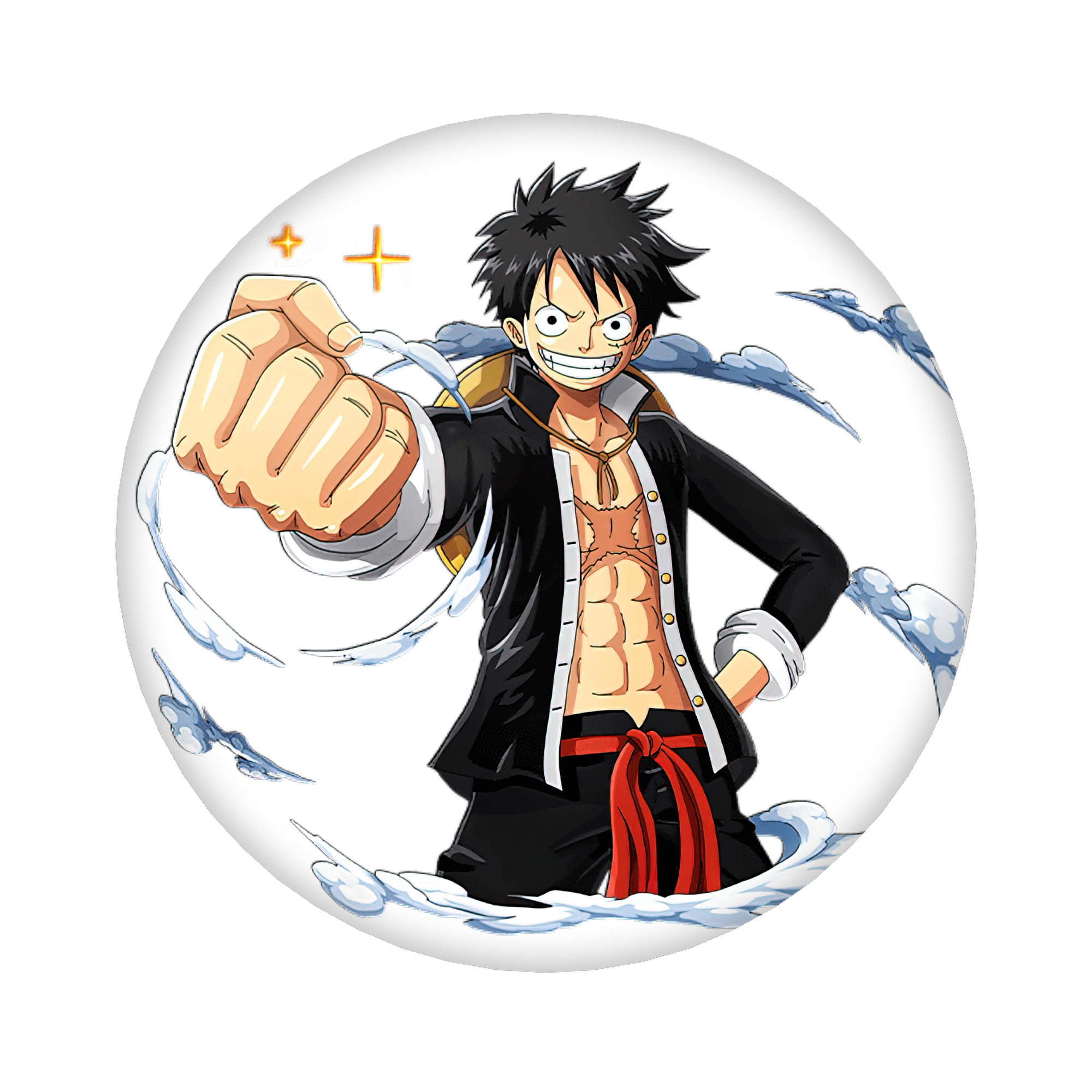 （画像用） ワンピース モンキー・D・ルフィ ONE PIECE Monkey D. Luffy 6cm 缶バッジ 複数セット