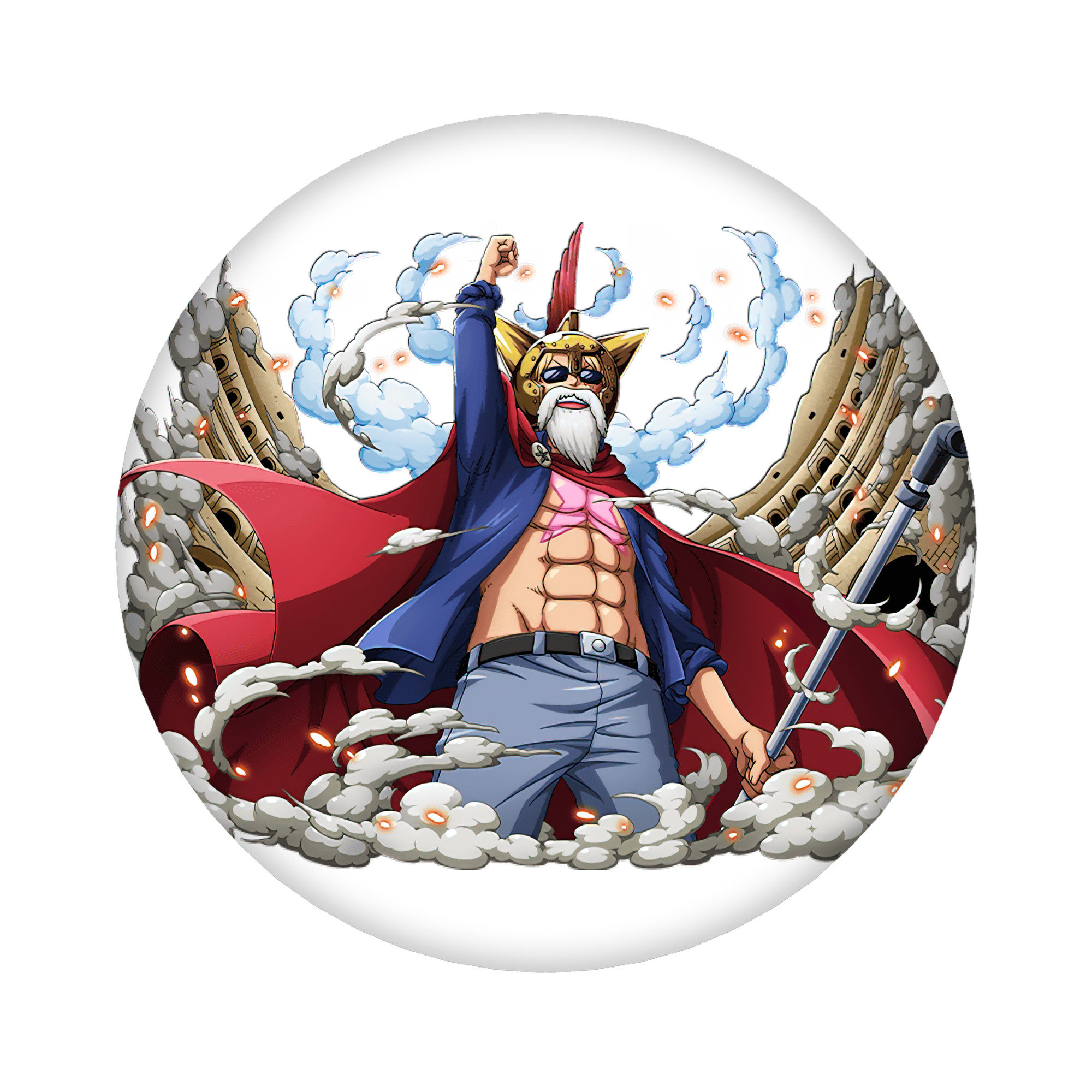 （画像用） ワンピース モンキー・D・ルフィ ONE PIECE Monkey D. Luffy 6cm 缶バッジ 複数セット