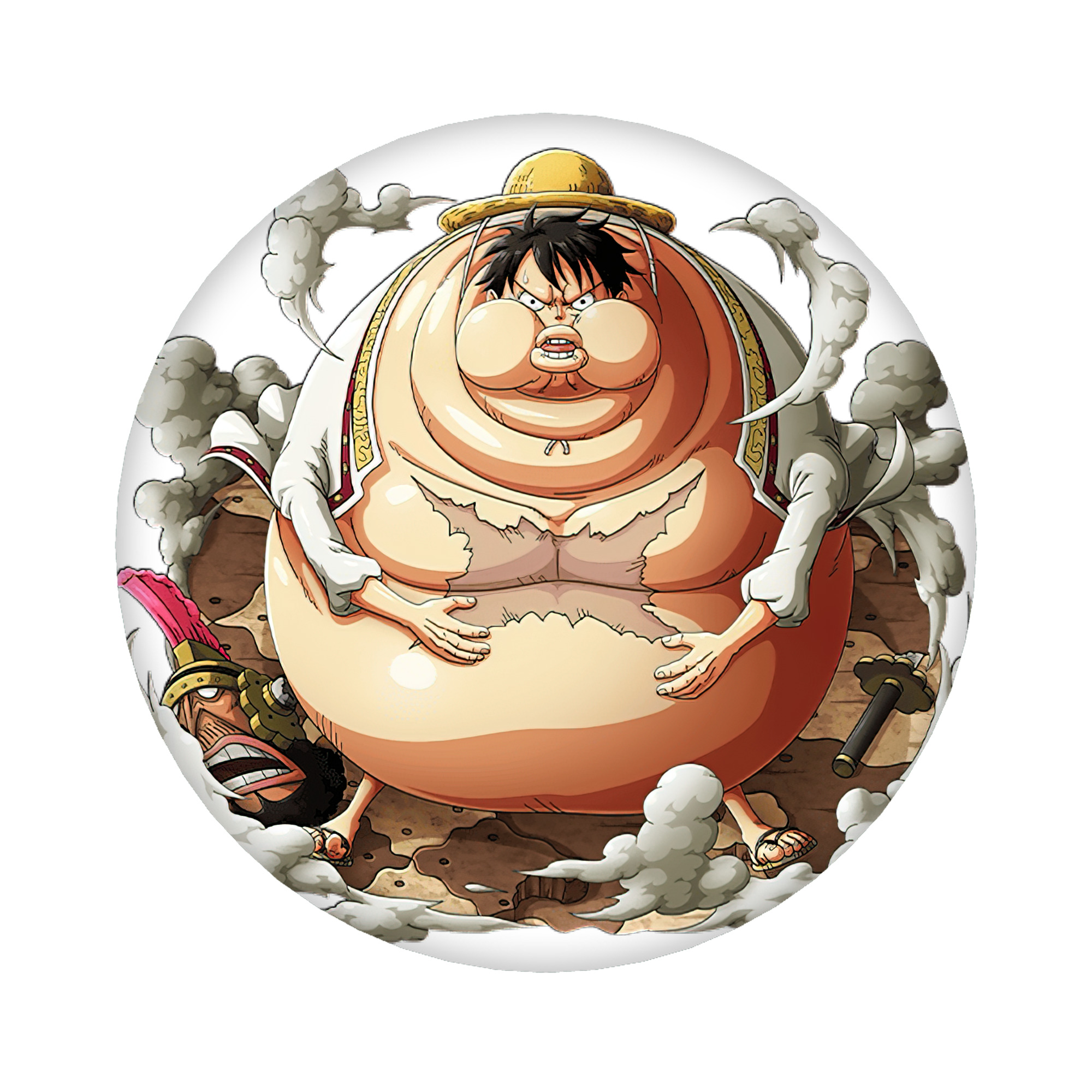 （画像用） ワンピース モンキー・D・ルフィ ONE PIECE Monkey D. Luffy 6cm 缶バッジ 複数セット