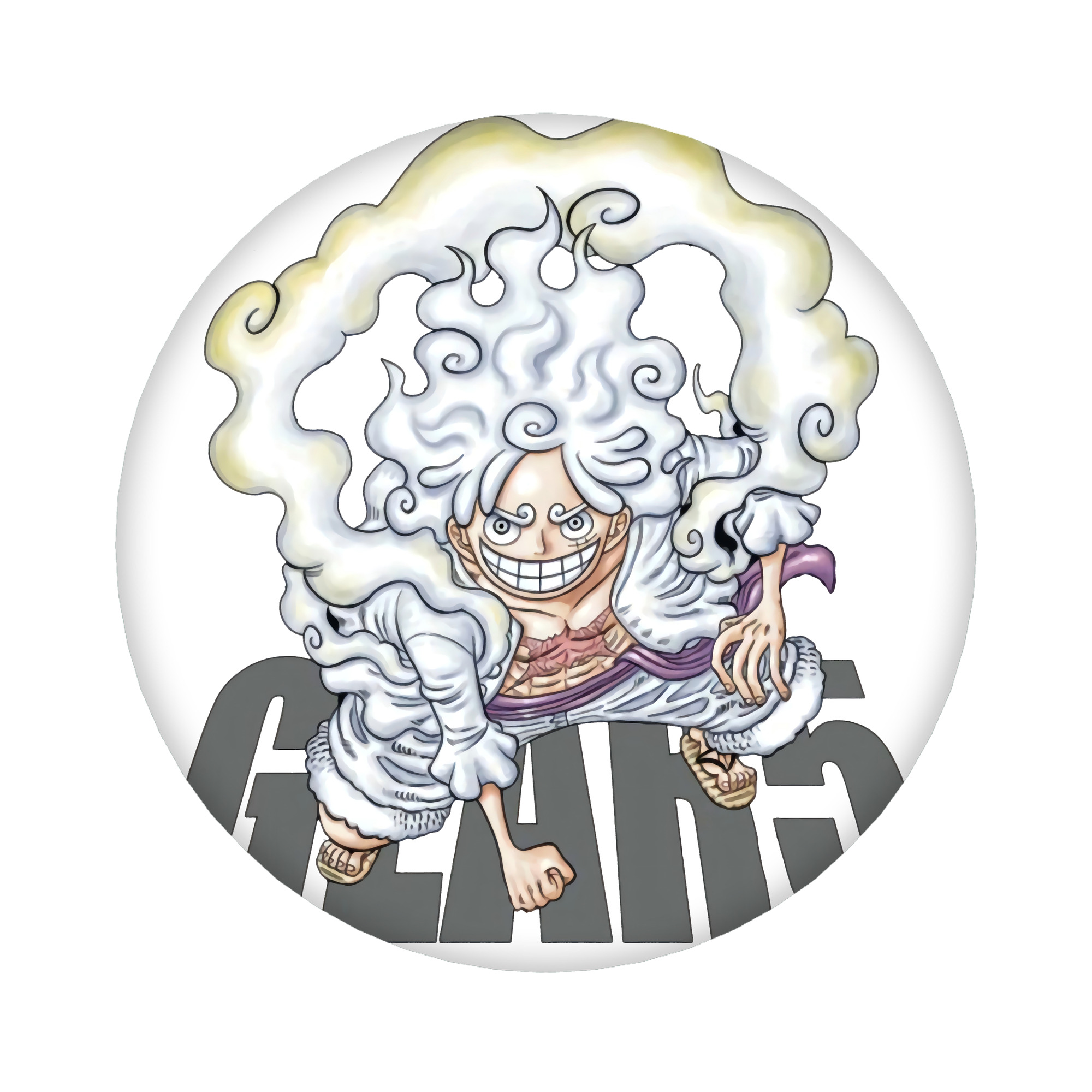 （画像用） ワンピース モンキー・D・ルフィ ONE PIECE Monkey D. Luffy 6cm 缶バッジ 複数セット