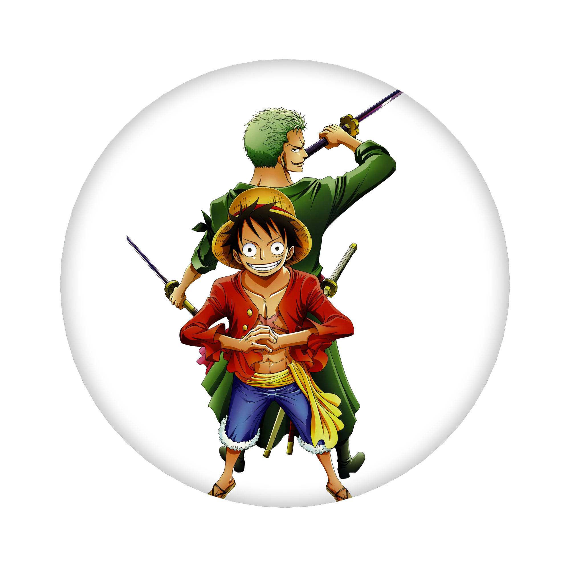 （画像用） ワンピース モンキー・D・ルフィ ONE PIECE Monkey D. Luffy 6cm 缶バッジ 複数セット