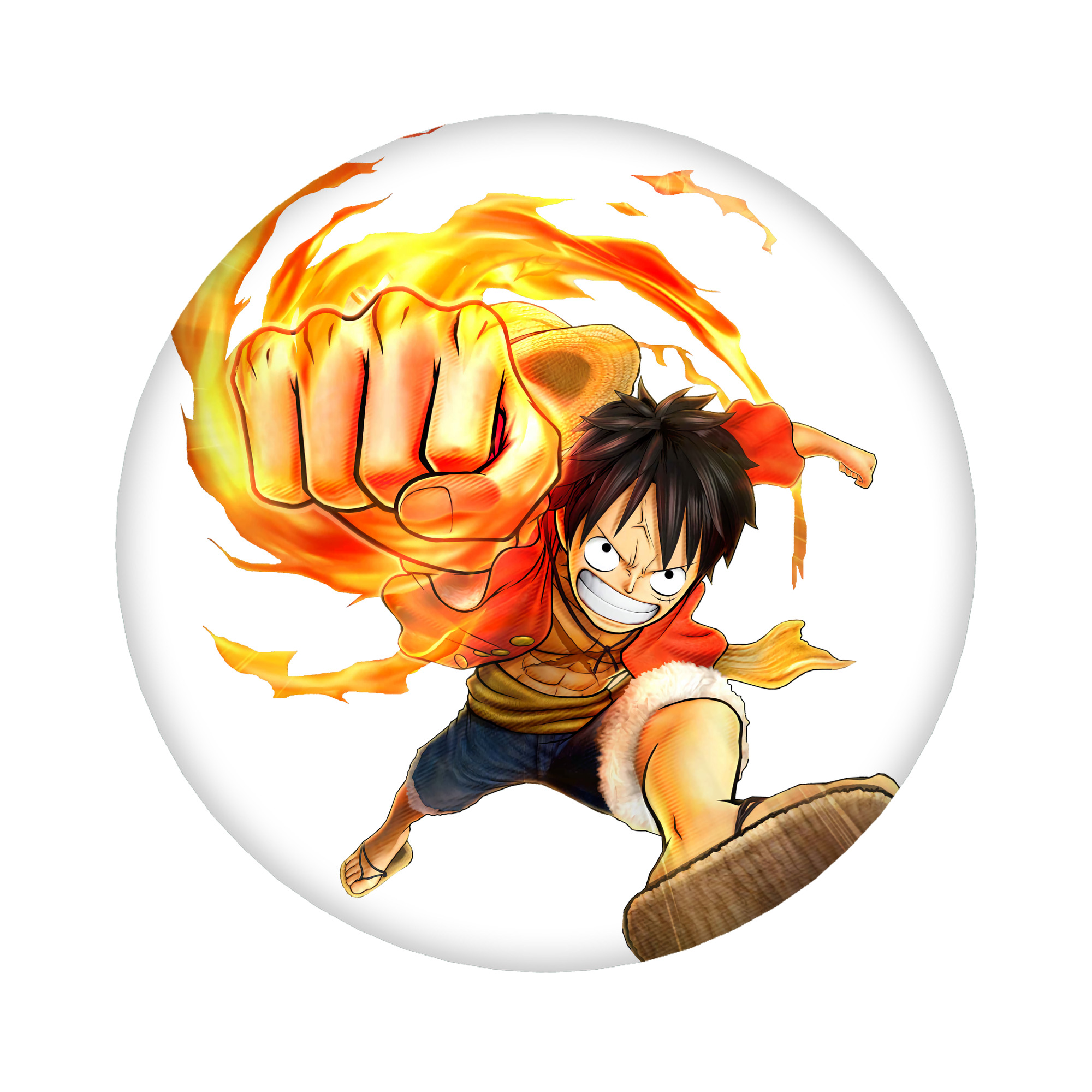 （画像用） ワンピース モンキー・D・ルフィ ONE PIECE Monkey D. Luffy 6cm 缶バッジ 複数セット