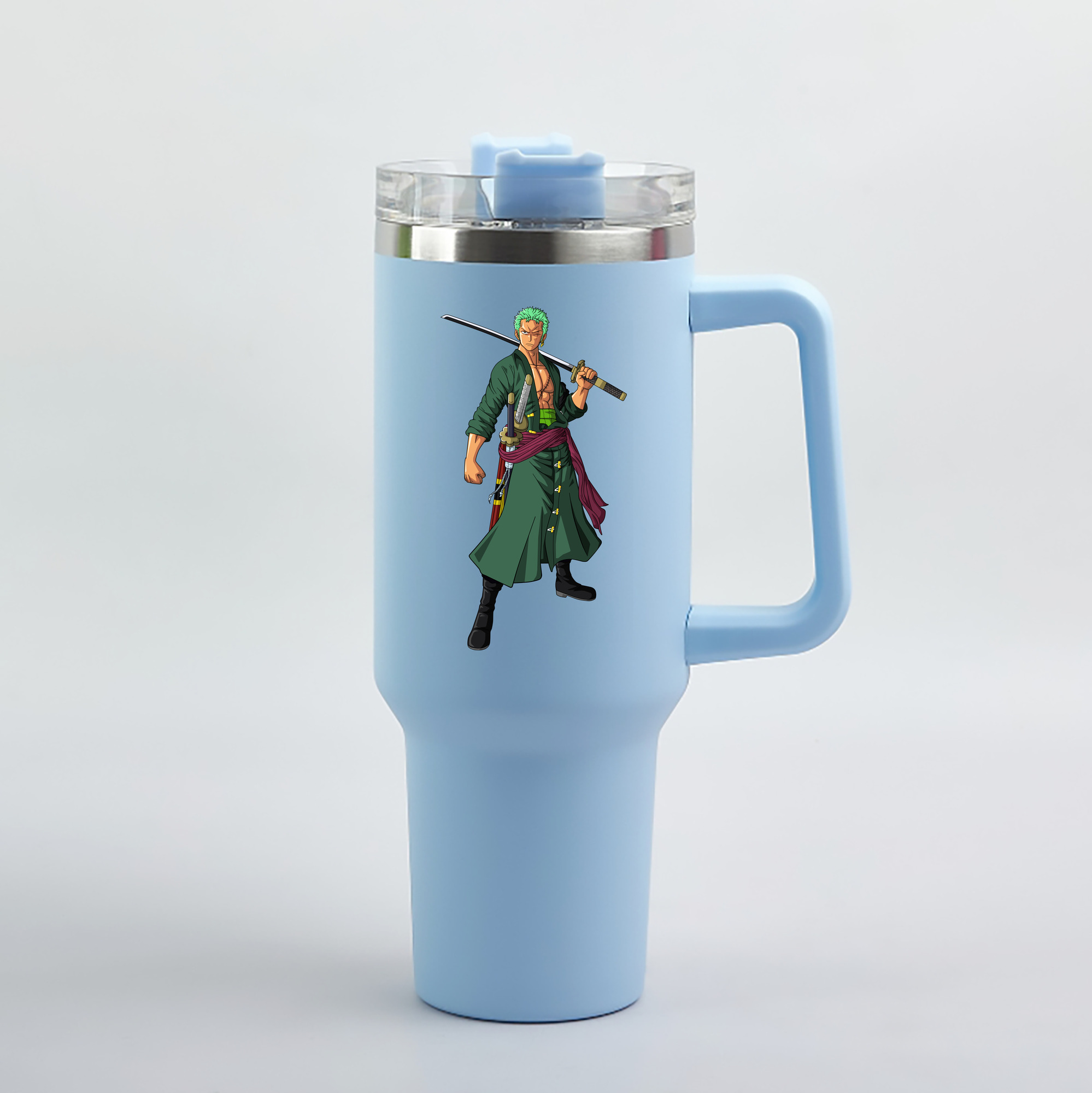 ワンピース ロロノア・ゾロ ONE PIECE Roronoa Zoro 1200mL車用タンブラー（カラープリント）