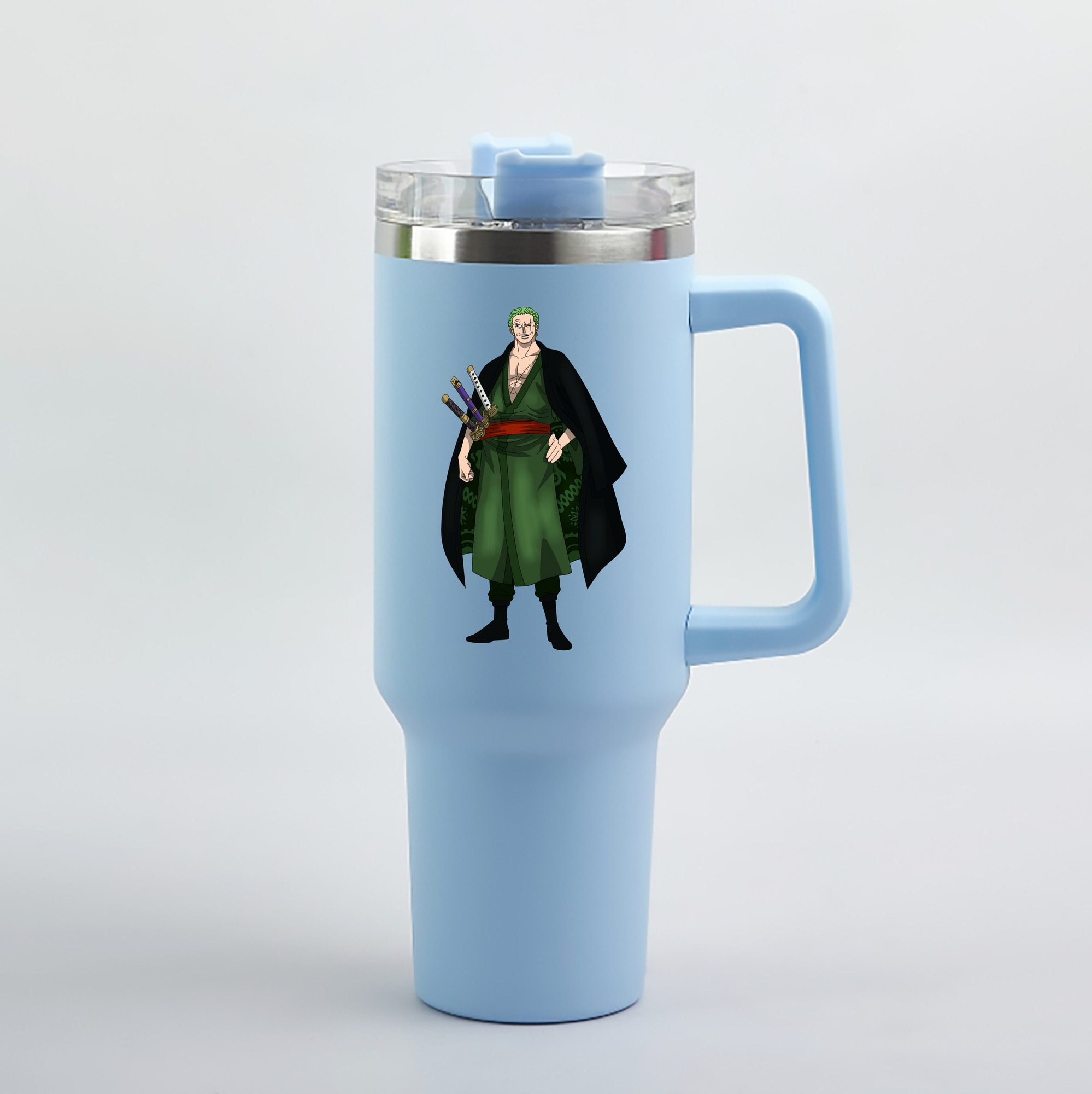 ワンピース ロロノア・ゾロ ONE PIECE Roronoa Zoro 1200mL車用タンブラー（カラープリント）