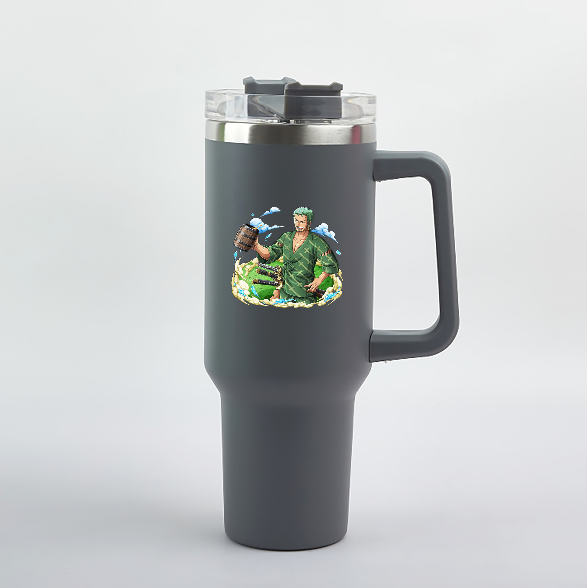 ワンピース ロロノア・ゾロ ONE PIECE Roronoa Zoro 1200mL車用タンブラー（カラープリント）