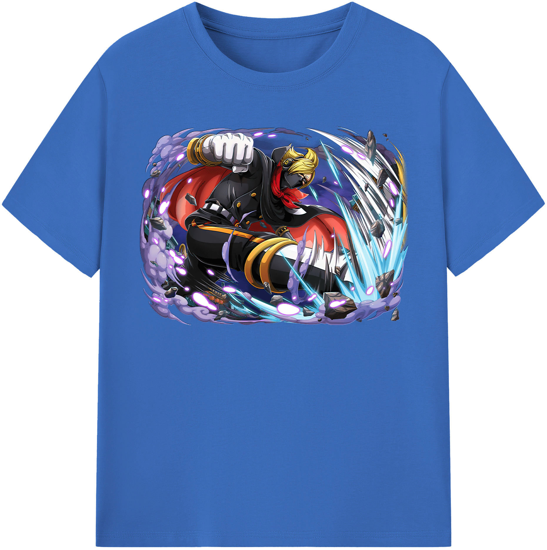 ワンピース ロロノア・ゾロ ONE PIECE Roronoa Zoro 綿100％半袖Tシャツ（フロントプリント）