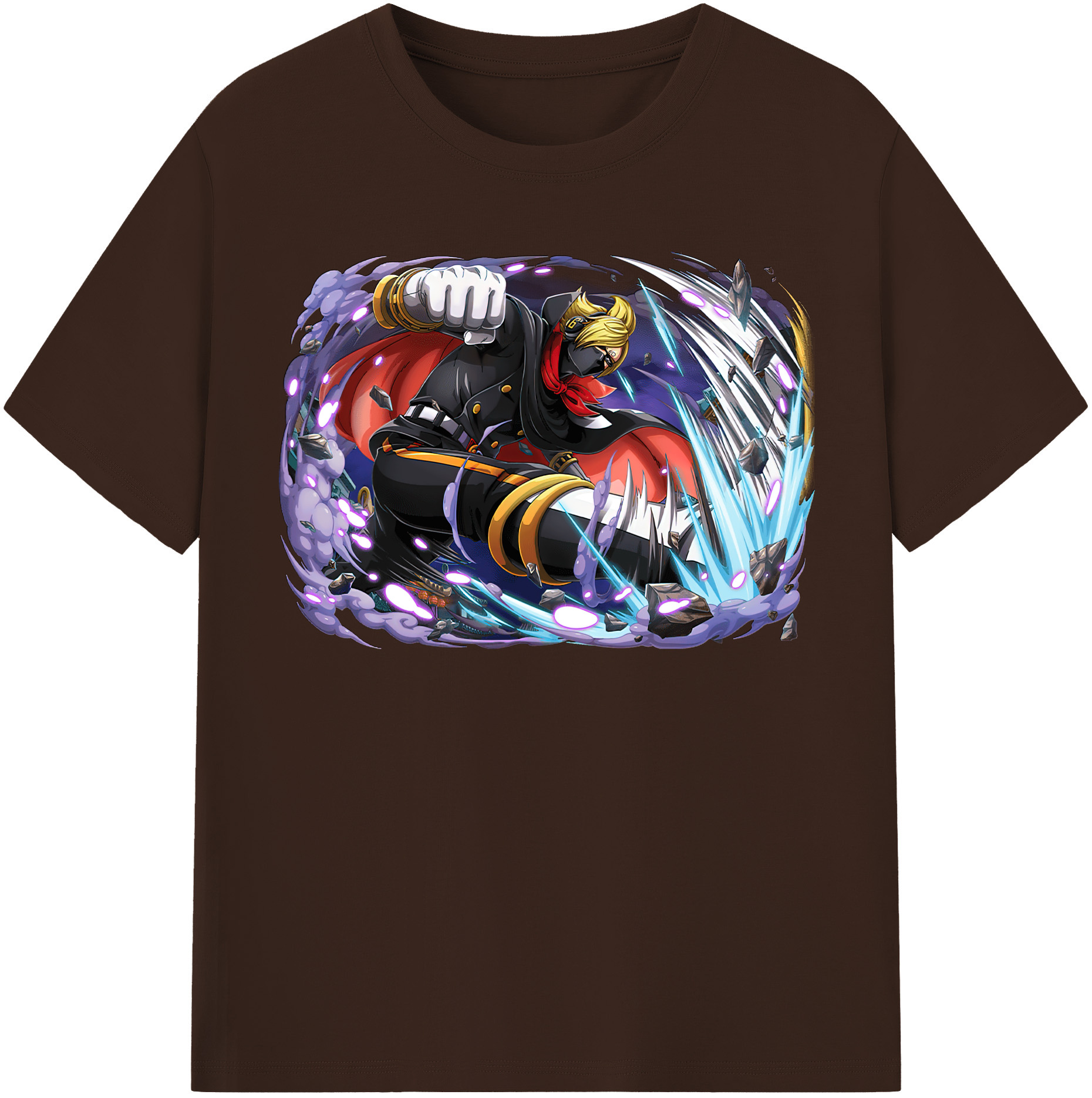 ワンピース ロロノア・ゾロ ONE PIECE Roronoa Zoro 綿100％半袖Tシャツ（フロントプリント）