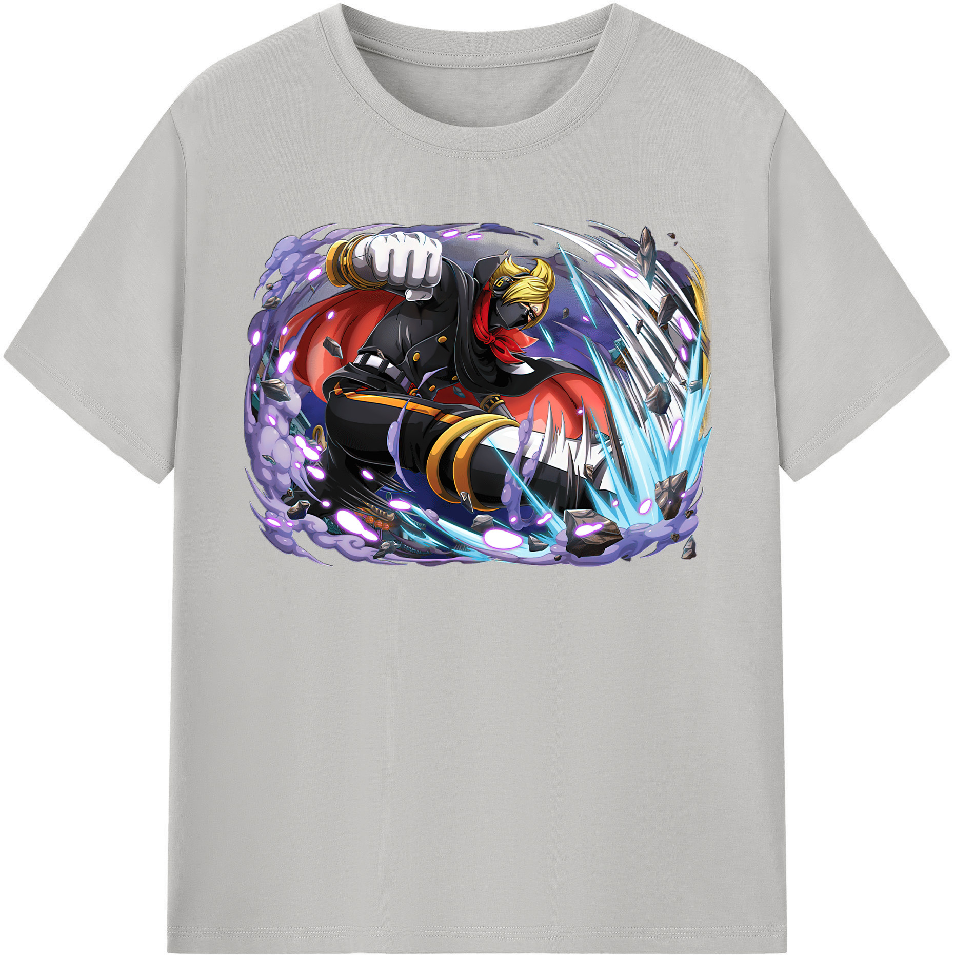 ワンピース ロロノア・ゾロ ONE PIECE Roronoa Zoro 綿100％半袖Tシャツ（フロントプリント）
