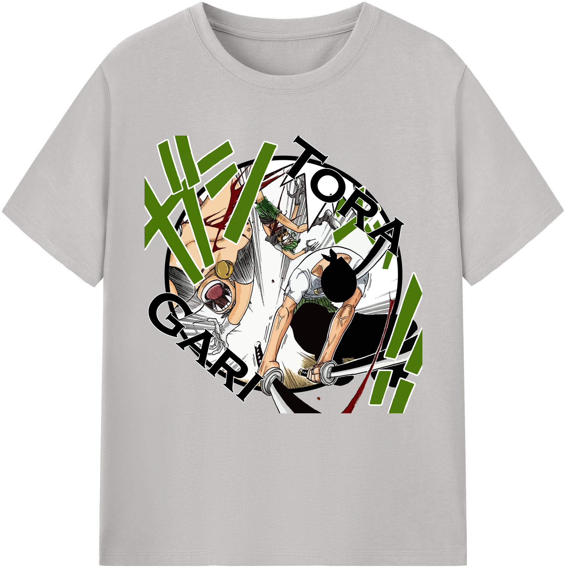 （画像用） ワンピース ロロノア・ゾロ ONE PIECE Roronoa Zoro 綿100％半袖Tシャツ（フロントプリント）
