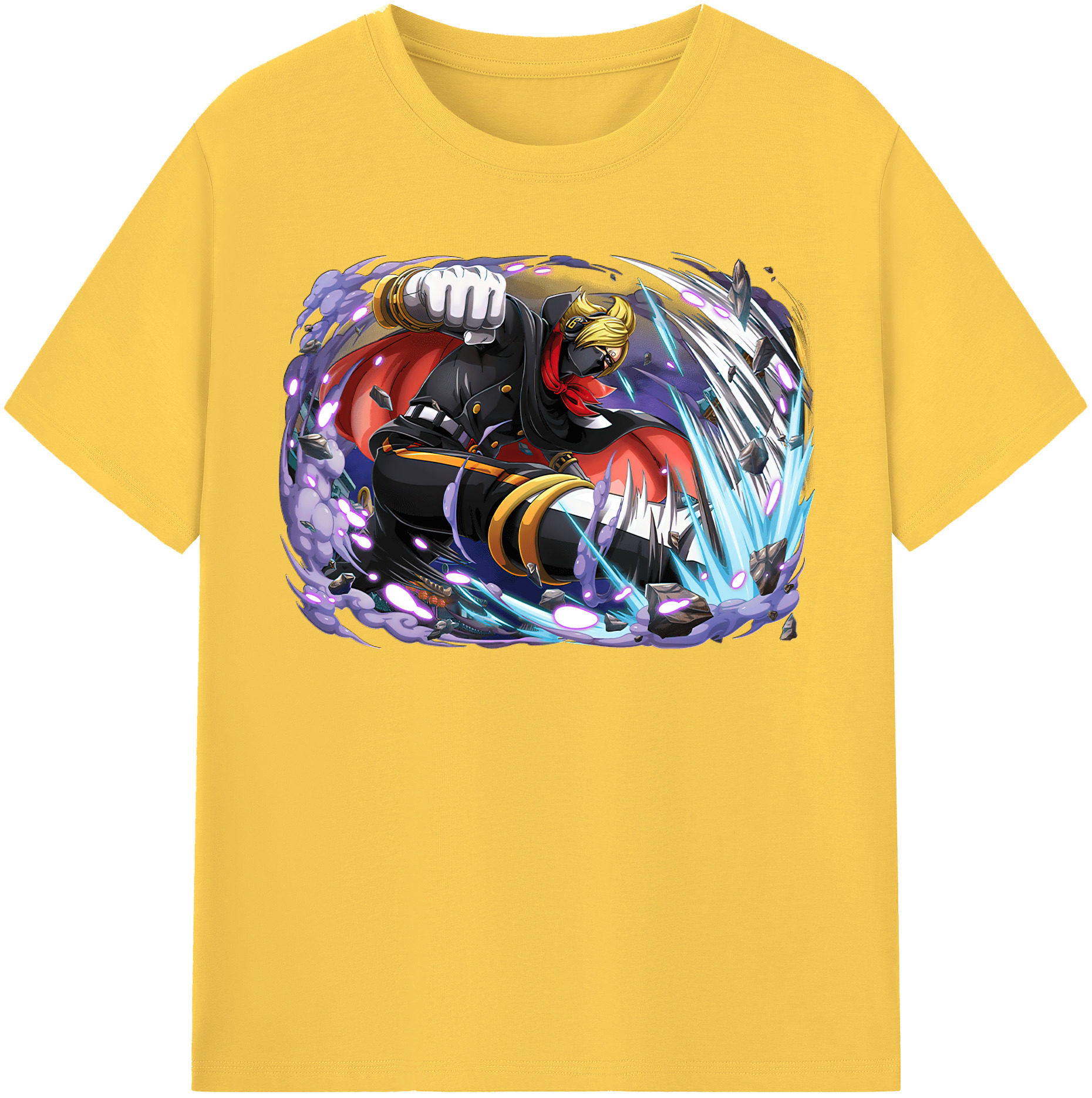 ワンピース ロロノア・ゾロ ONE PIECE Roronoa Zoro 綿100％半袖Tシャツ（フロントプリント）
