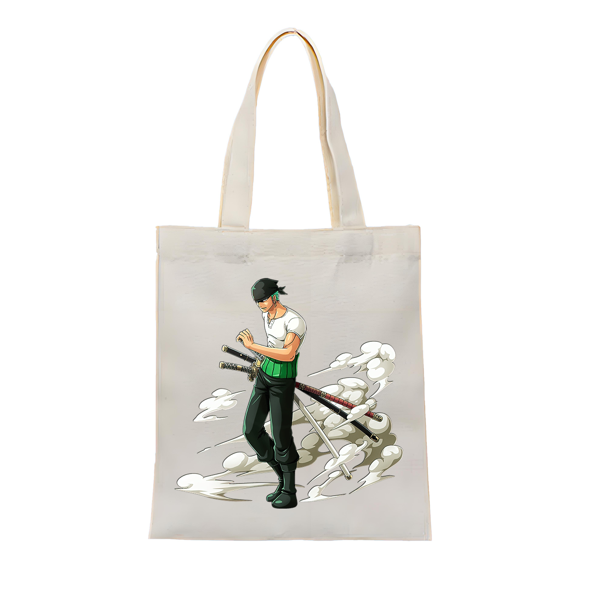 ワンピース ロロノア・ゾロ ONE PIECE Roronoa Zoro 縦型キャンバス生地手提げバッグ　トートバッグ