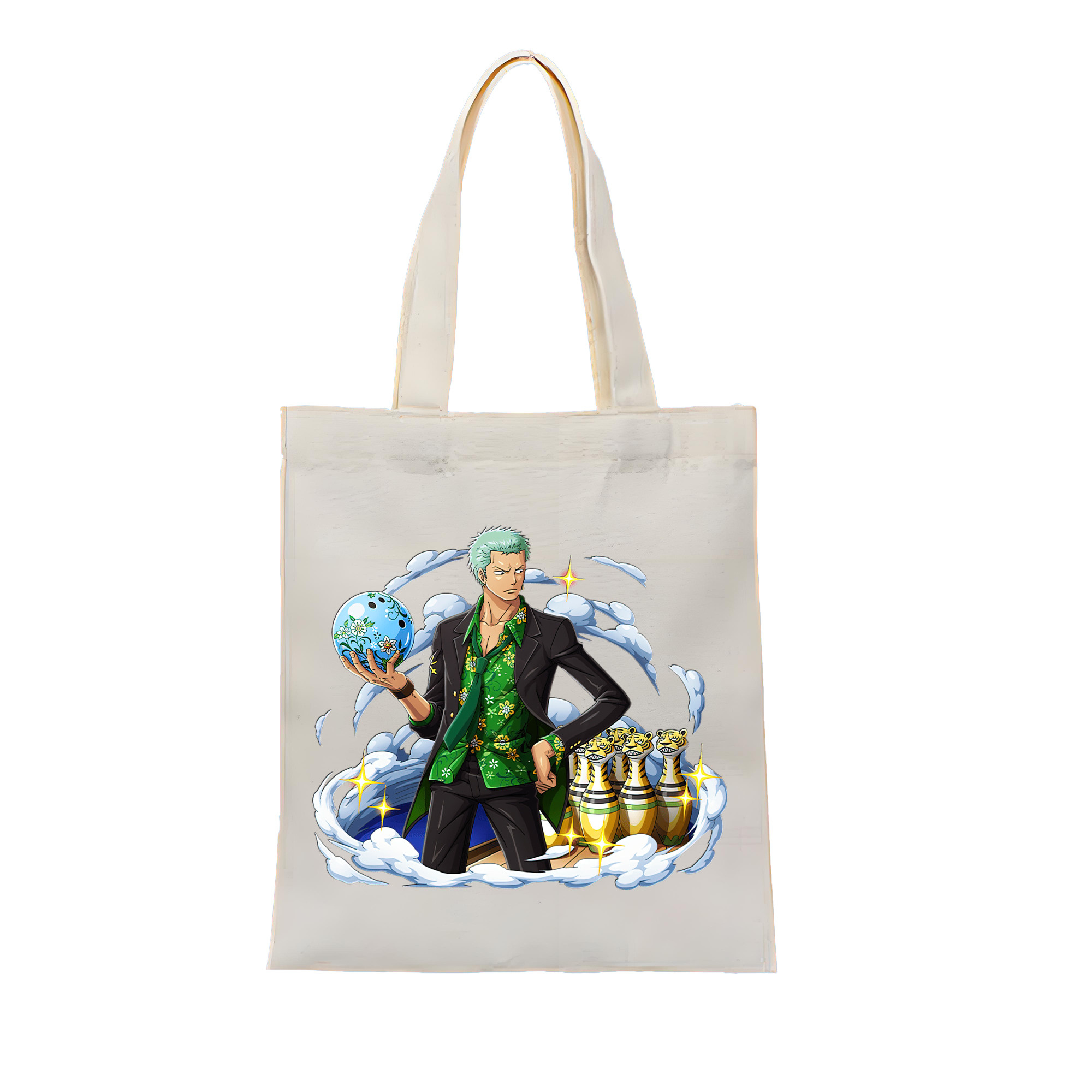 ワンピース ロロノア・ゾロ ONE PIECE Roronoa Zoro 縦型キャンバス生地手提げバッグ　トートバッグ