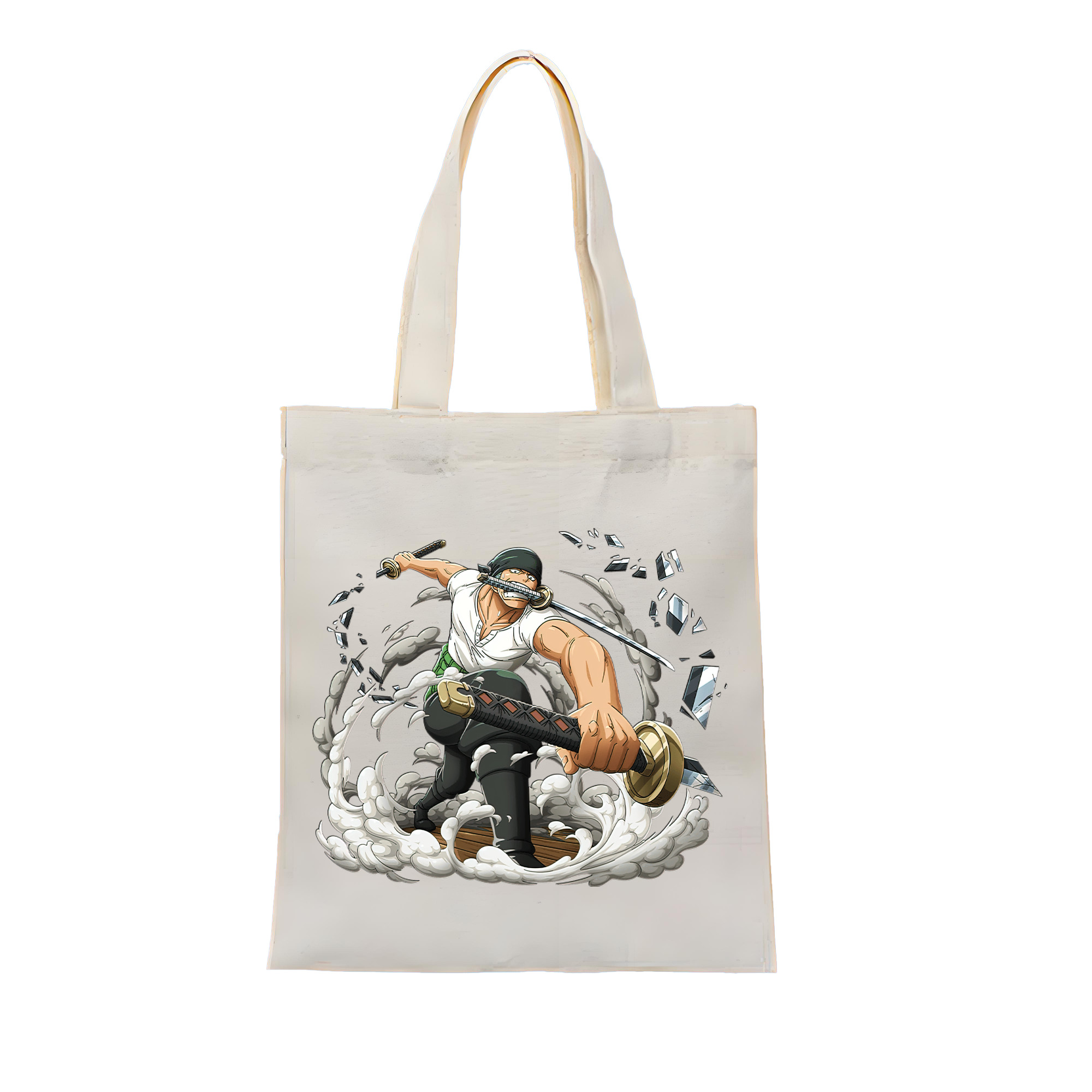 ワンピース ロロノア・ゾロ ONE PIECE Roronoa Zoro 縦型キャンバス生地手提げバッグ　トートバッグ