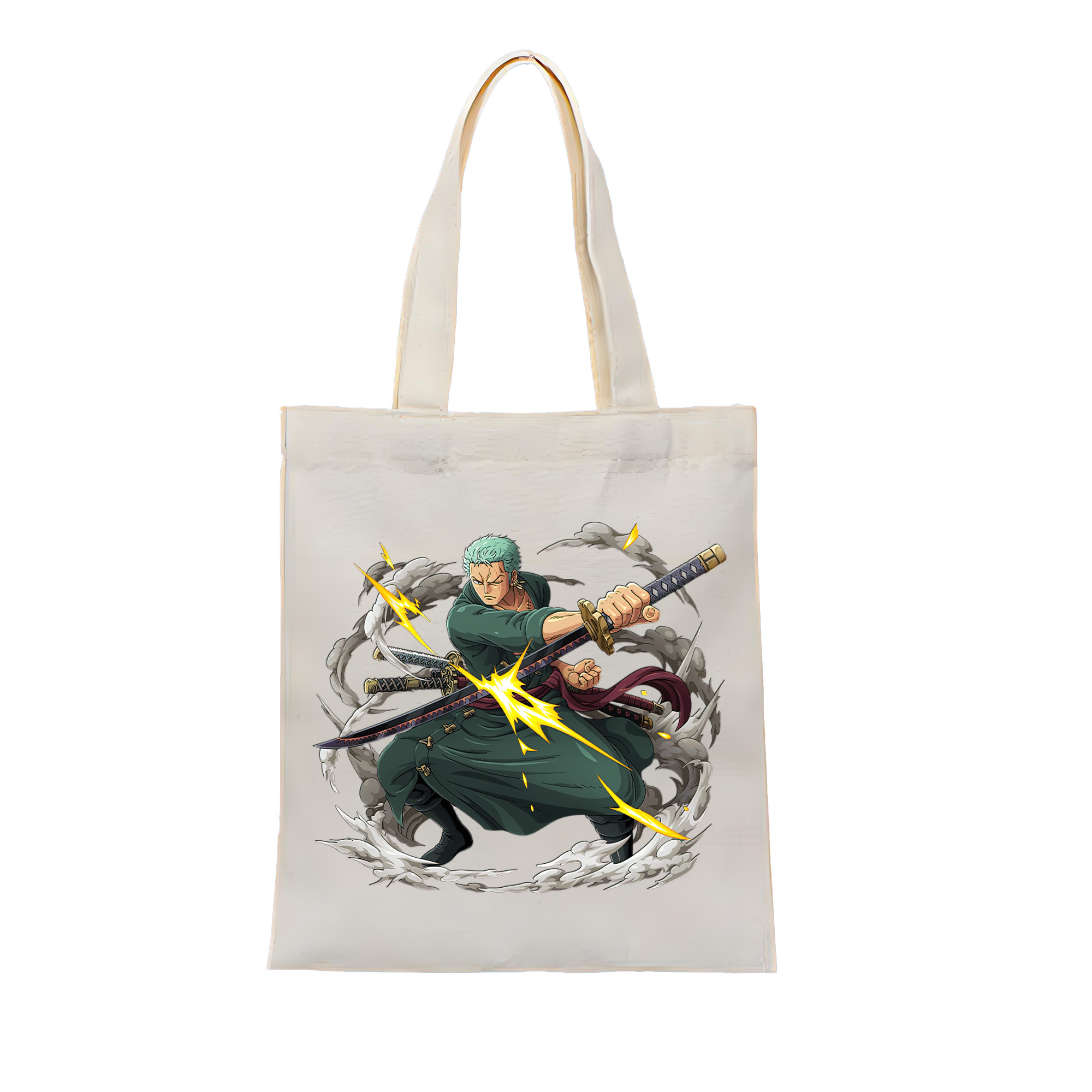 ワンピース ロロノア・ゾロ ONE PIECE Roronoa Zoro 縦型キャンバス生地手提げバッグ　トートバッグ