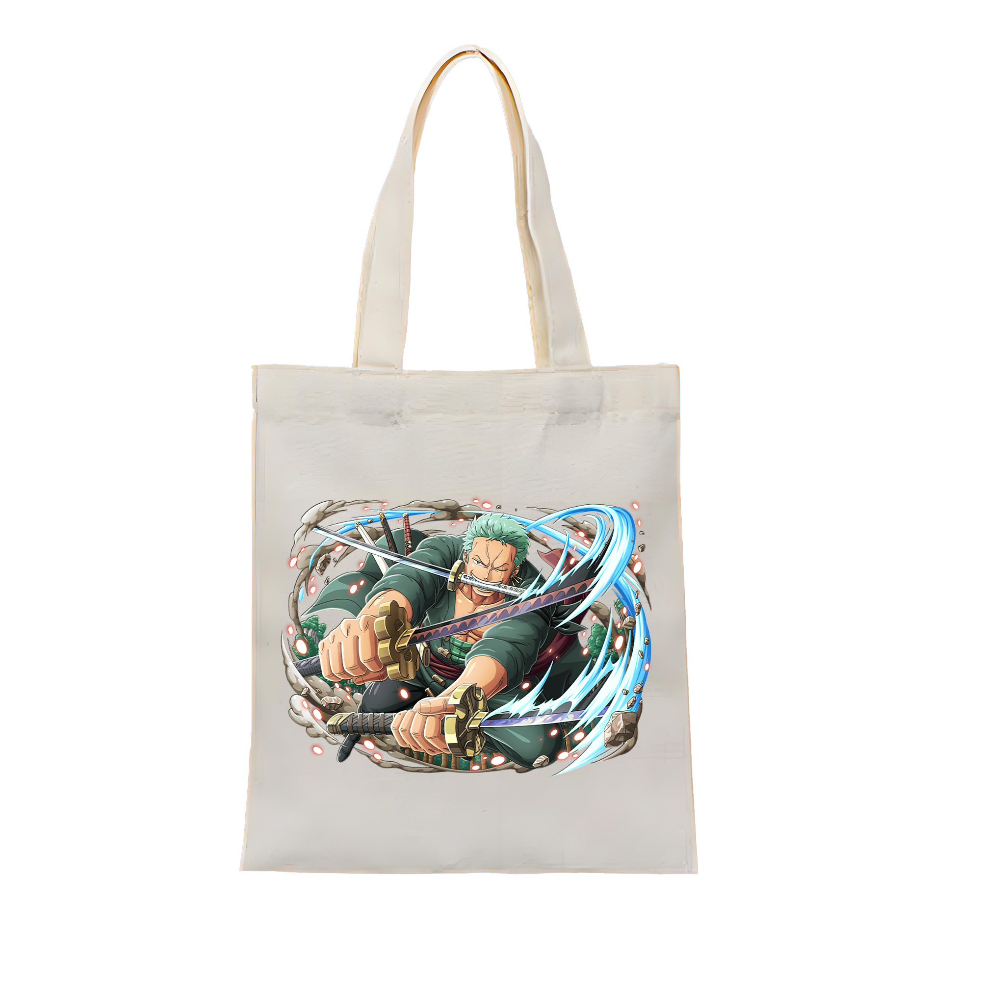 ワンピース ロロノア・ゾロ ONE PIECE Roronoa Zoro 縦型キャンバス生地手提げバッグ　トートバッグ