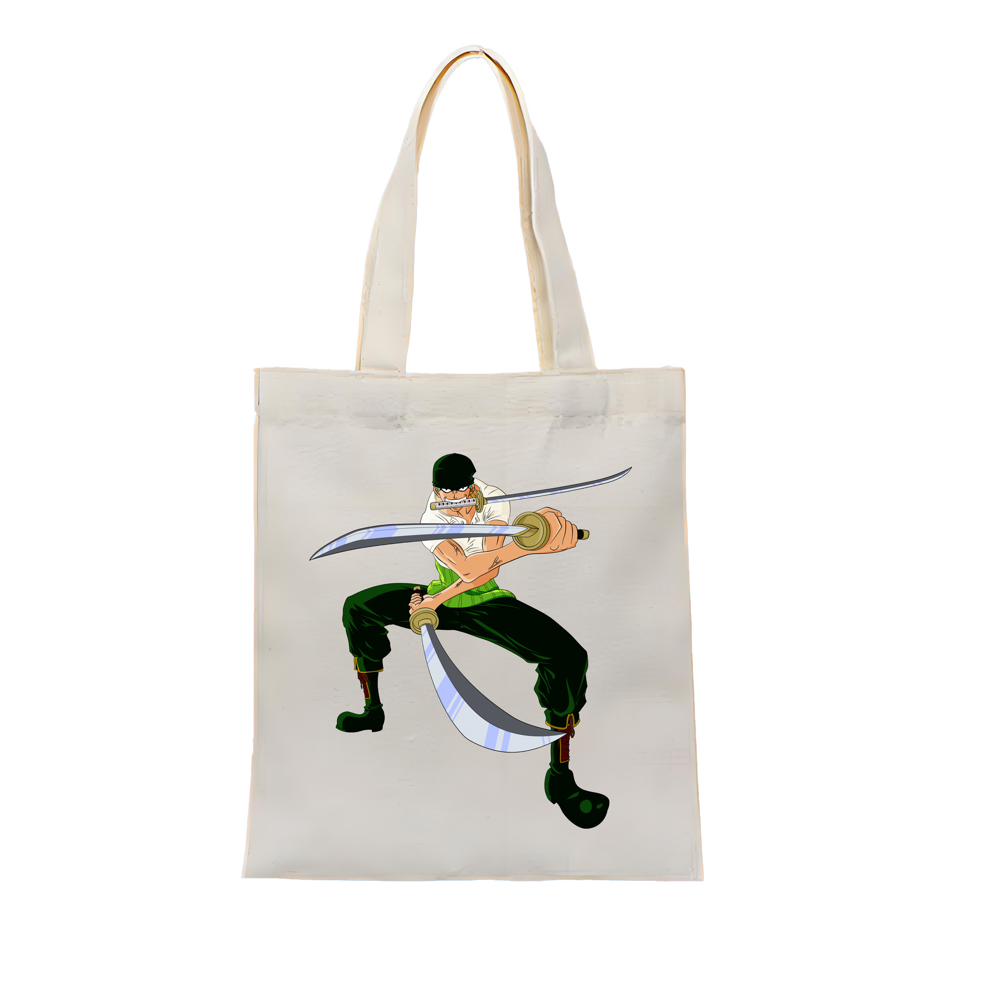 ワンピース ロロノア・ゾロ ONE PIECE Roronoa Zoro 縦型キャンバス生地手提げバッグ　トートバッグ