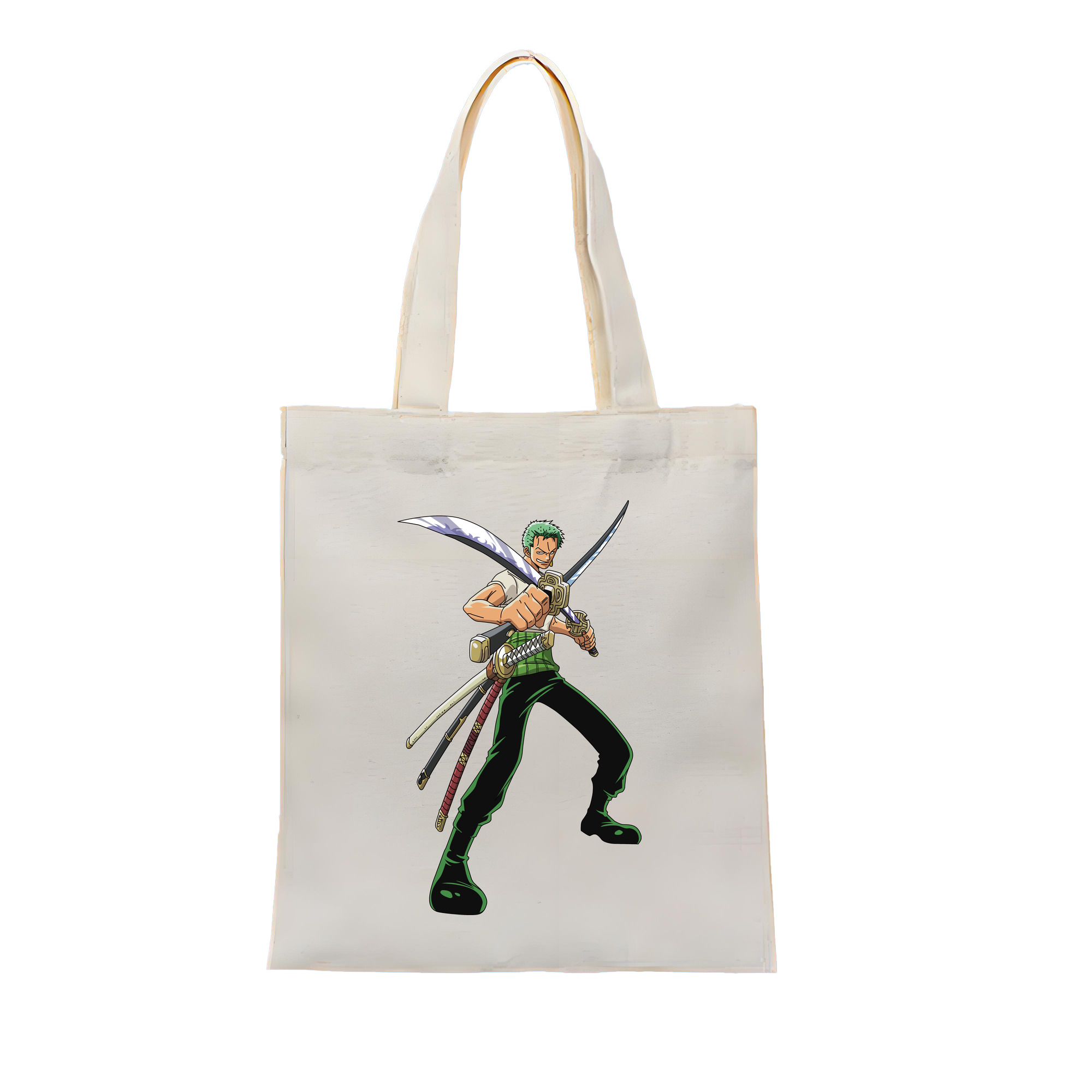 ワンピース ロロノア・ゾロ ONE PIECE Roronoa Zoro 縦型キャンバス生地手提げバッグ　トートバッグ
