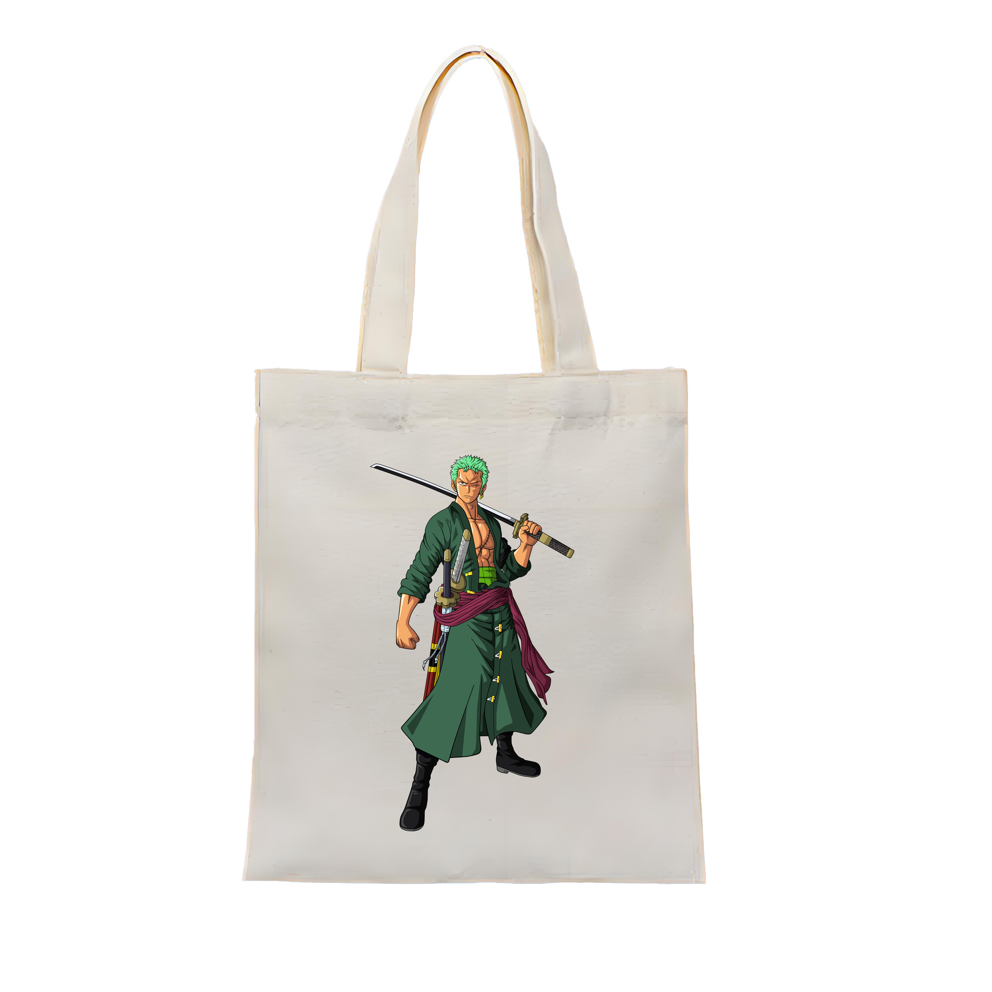 ワンピース ロロノア・ゾロ ONE PIECE Roronoa Zoro 縦型キャンバス生地手提げバッグ　トートバッグ