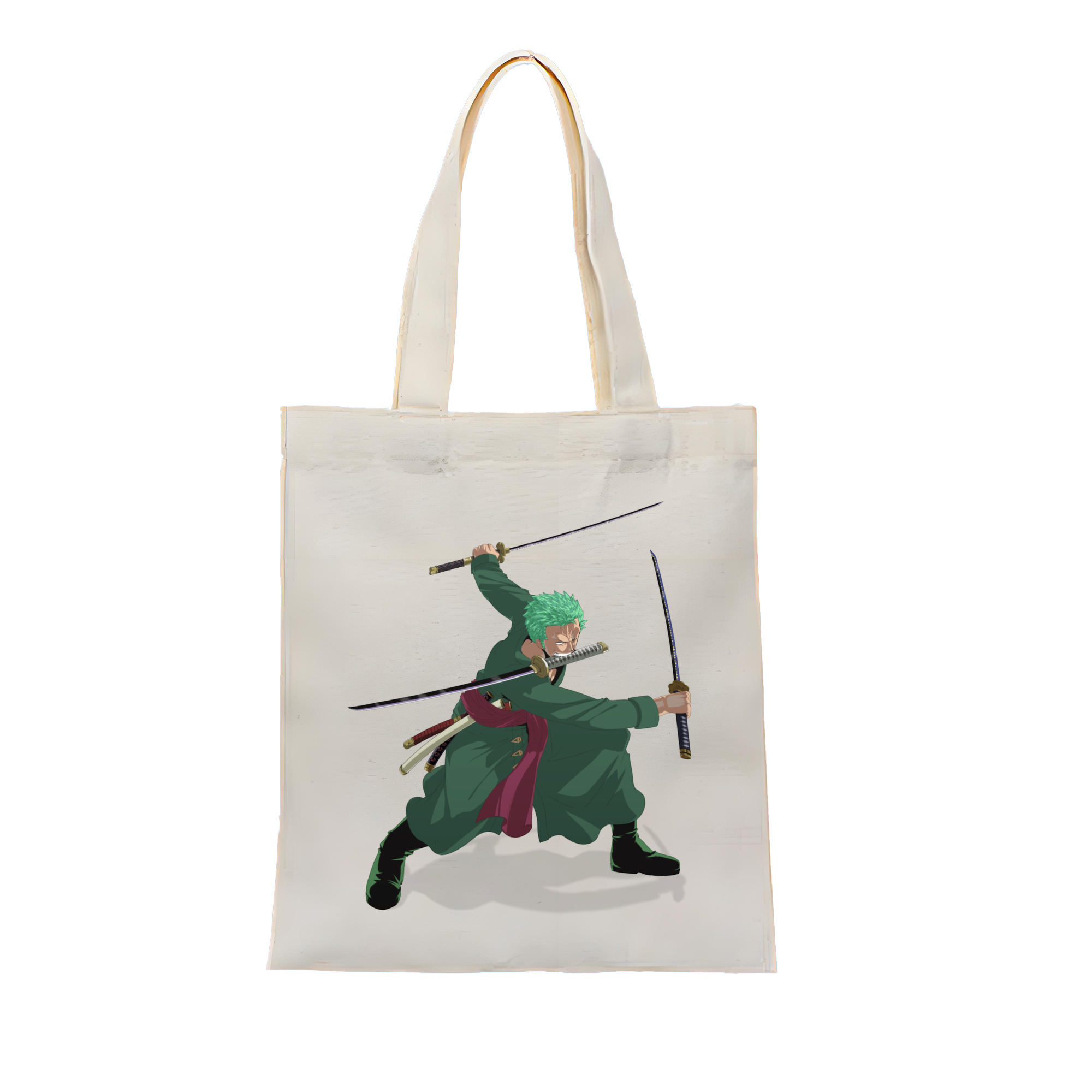 ワンピース ロロノア・ゾロ ONE PIECE Roronoa Zoro 縦型キャンバス生地手提げバッグ　トートバッグ