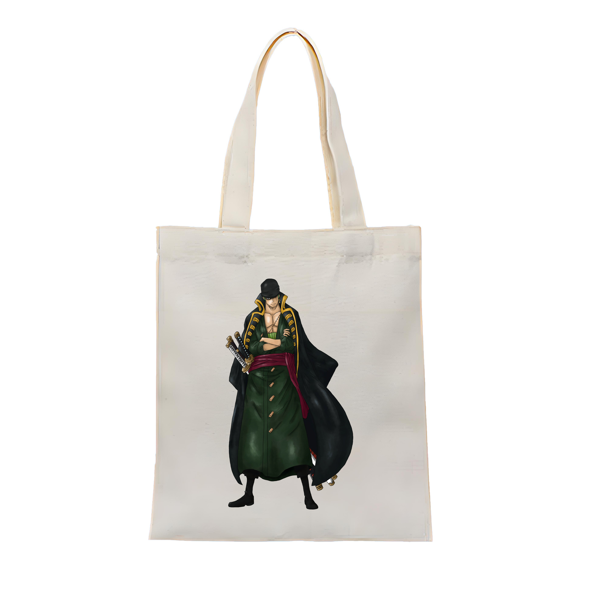 ワンピース ロロノア・ゾロ ONE PIECE Roronoa Zoro 縦型キャンバス生地手提げバッグ　トートバッグ