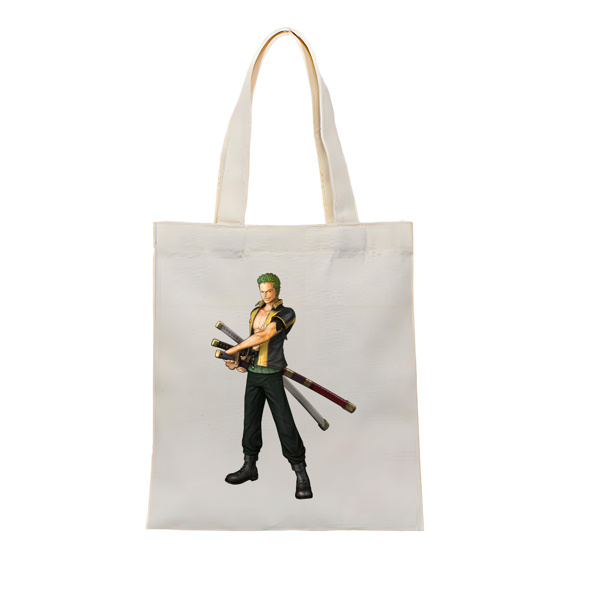 ワンピース ロロノア・ゾロ ONE PIECE Roronoa Zoro 縦型キャンバス生地手提げバッグ　トートバッグ