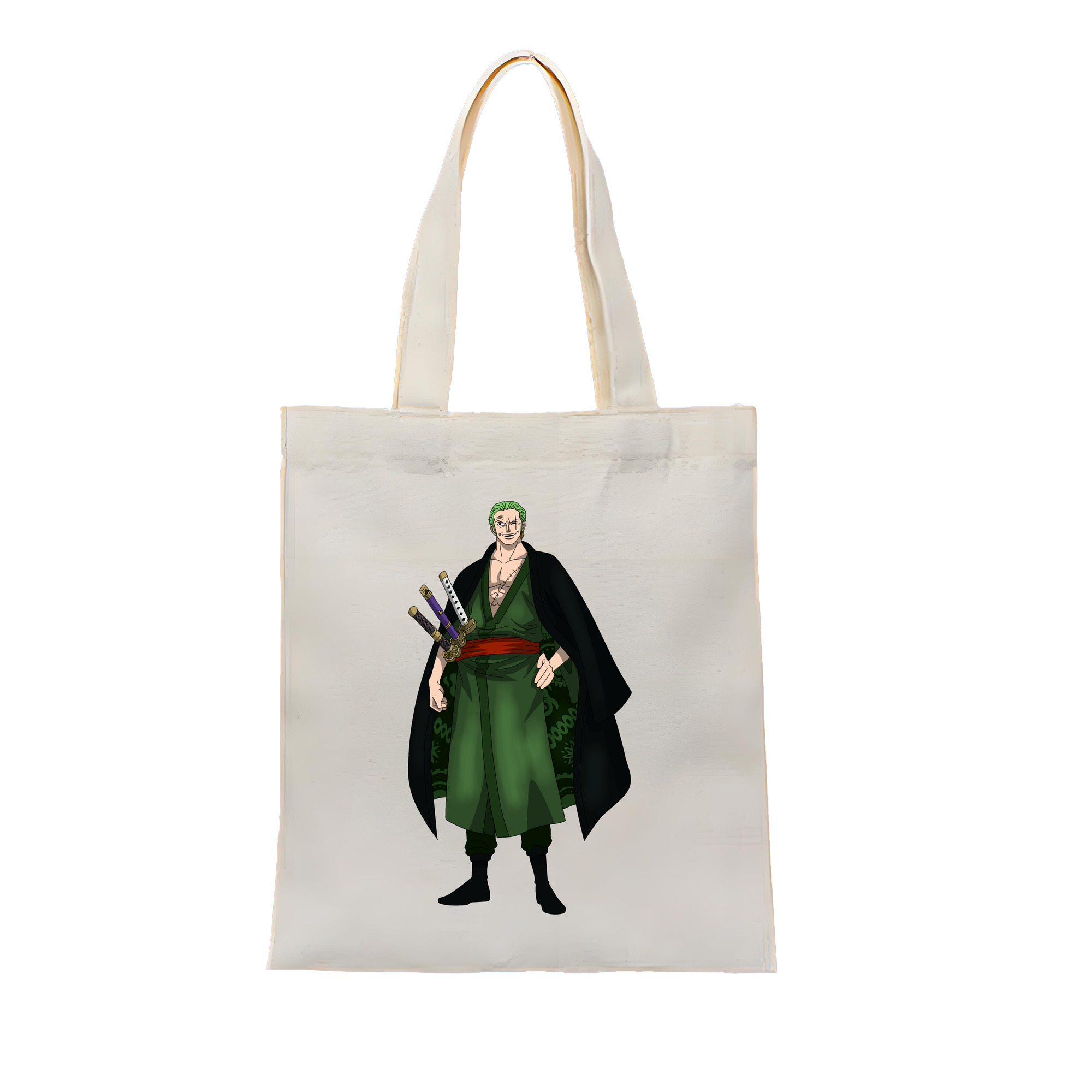 ワンピース ロロノア・ゾロ ONE PIECE Roronoa Zoro 縦型キャンバス生地手提げバッグ　トートバッグ