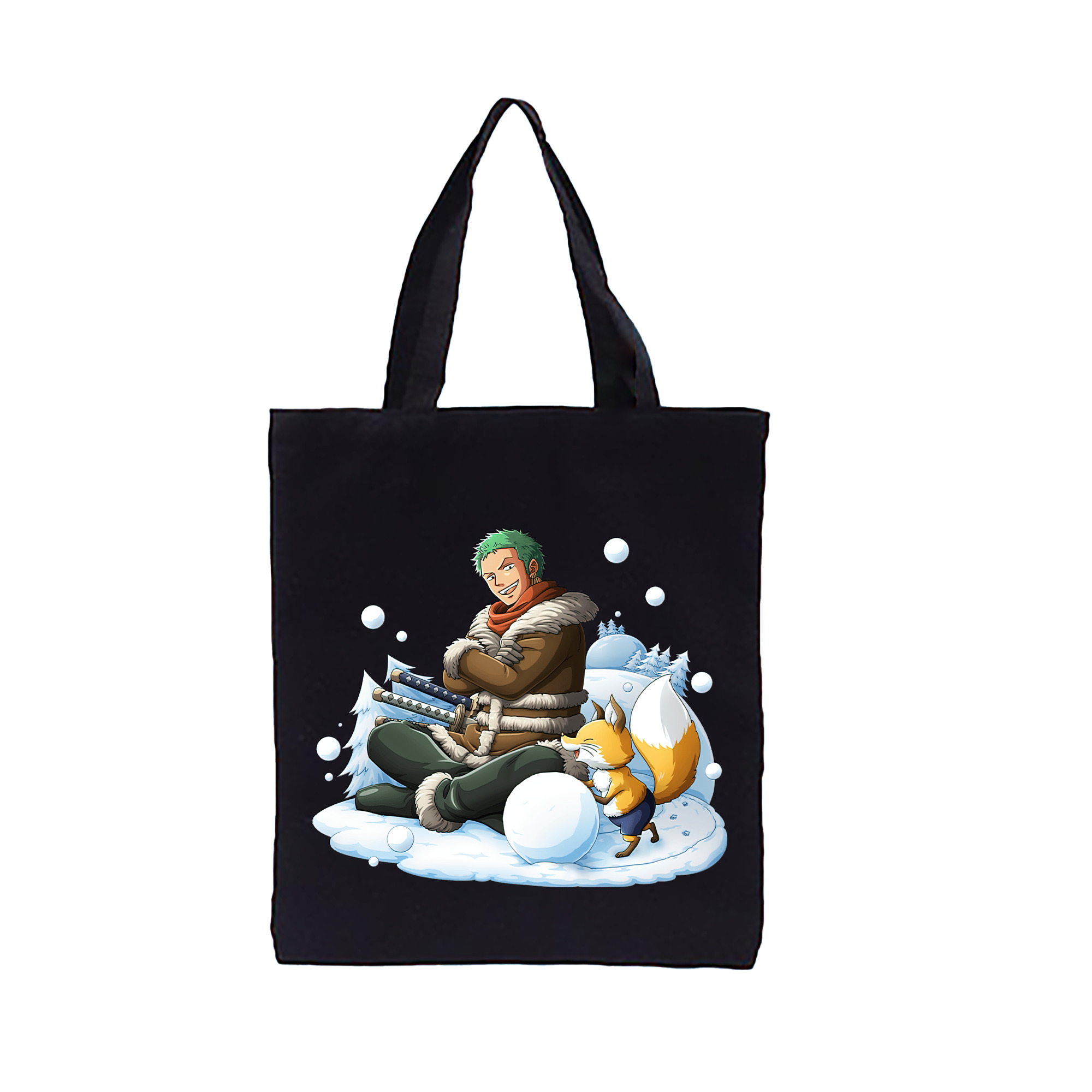 ワンピース ロロノア・ゾロ ONE PIECE Roronoa Zoro 縦型キャンバス生地手提げバッグ　トートバッグ