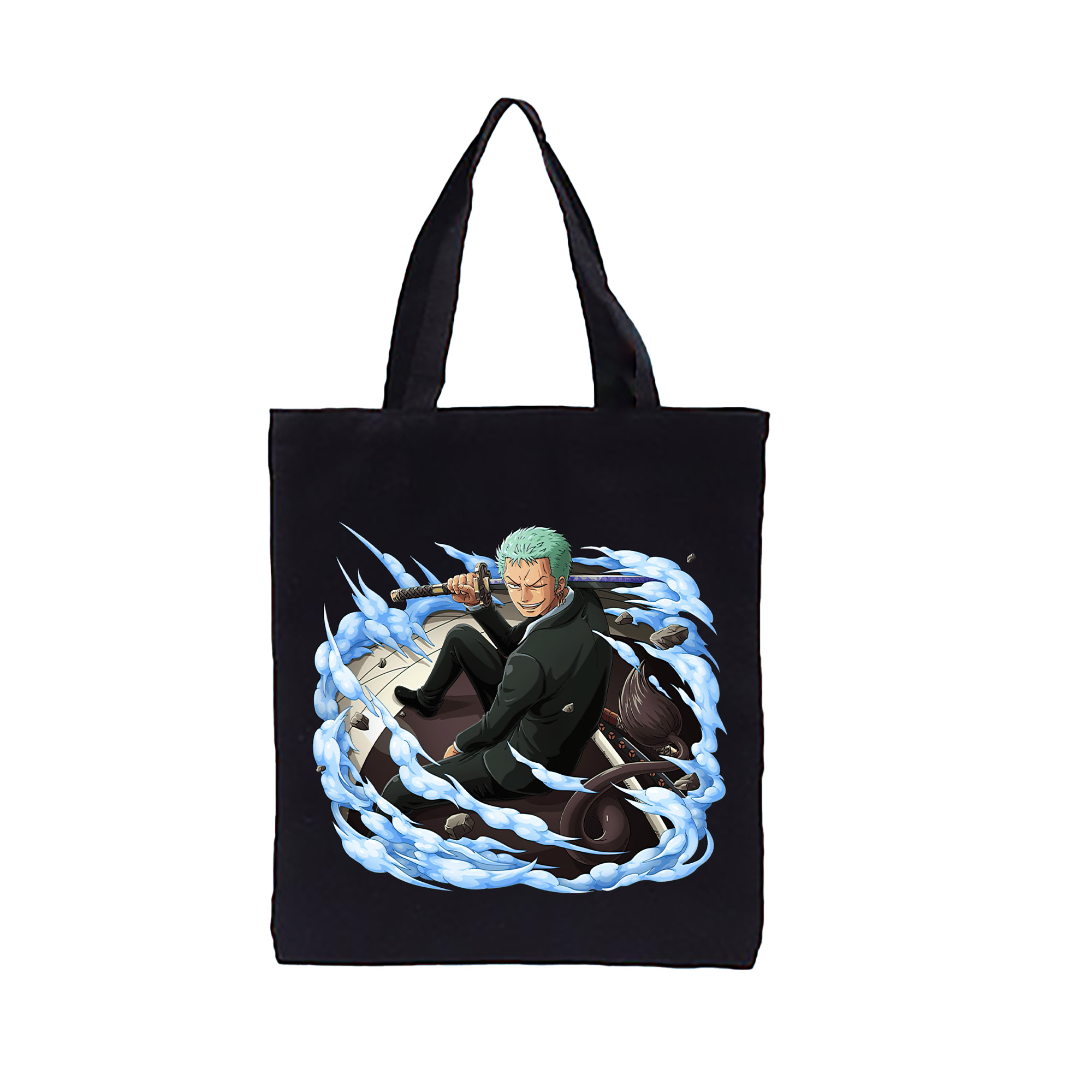 ワンピース ロロノア・ゾロ ONE PIECE Roronoa Zoro 縦型キャンバス生地手提げバッグ　トートバッグ