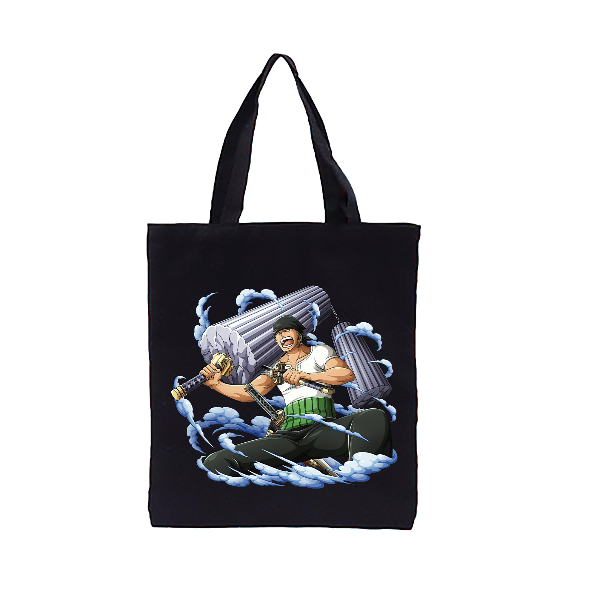 ワンピース ロロノア・ゾロ ONE PIECE Roronoa Zoro 縦型キャンバス生地手提げバッグ　トートバッグ