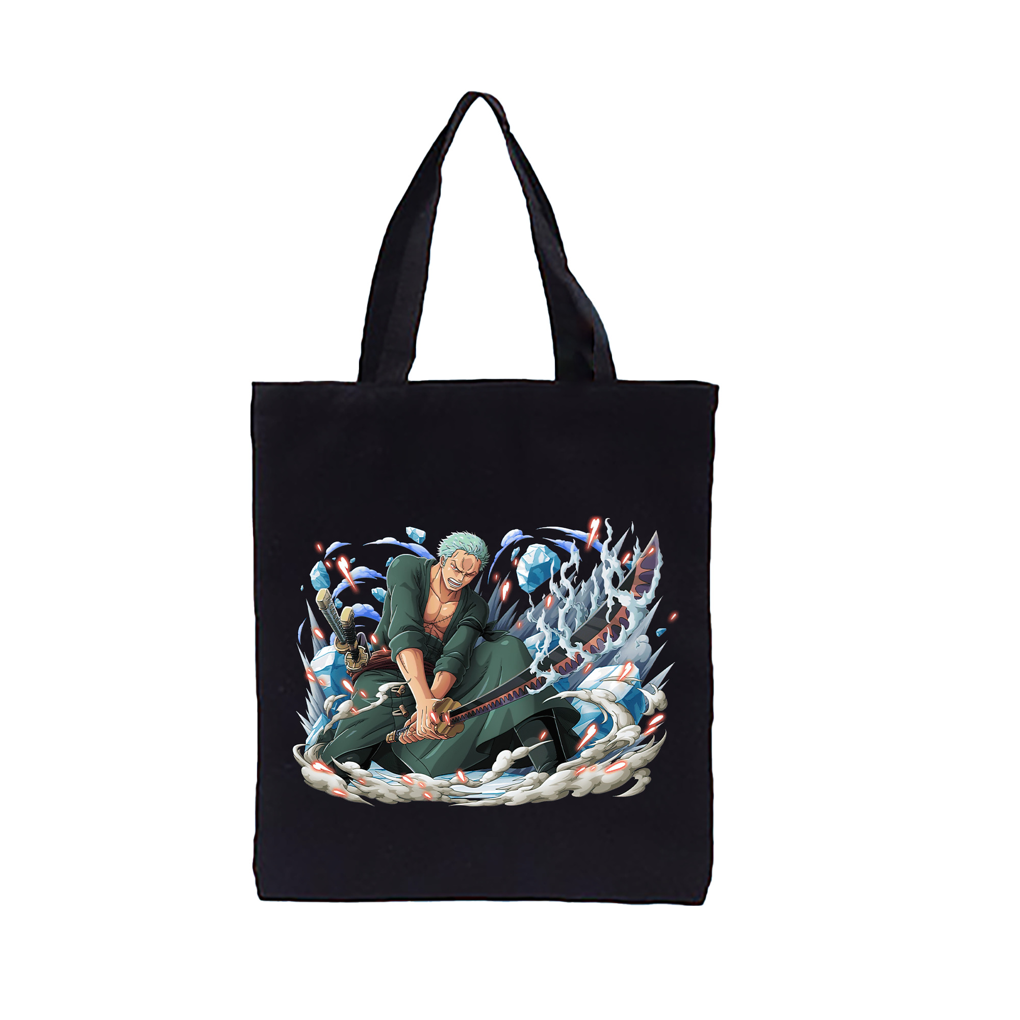 ワンピース ロロノア・ゾロ ONE PIECE Roronoa Zoro 縦型キャンバス生地手提げバッグ　トートバッグ