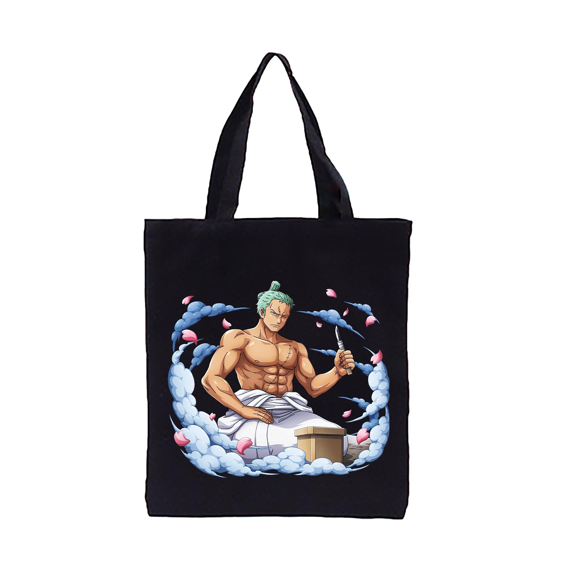 ワンピース ロロノア・ゾロ ONE PIECE Roronoa Zoro 縦型キャンバス生地手提げバッグ　トートバッグ